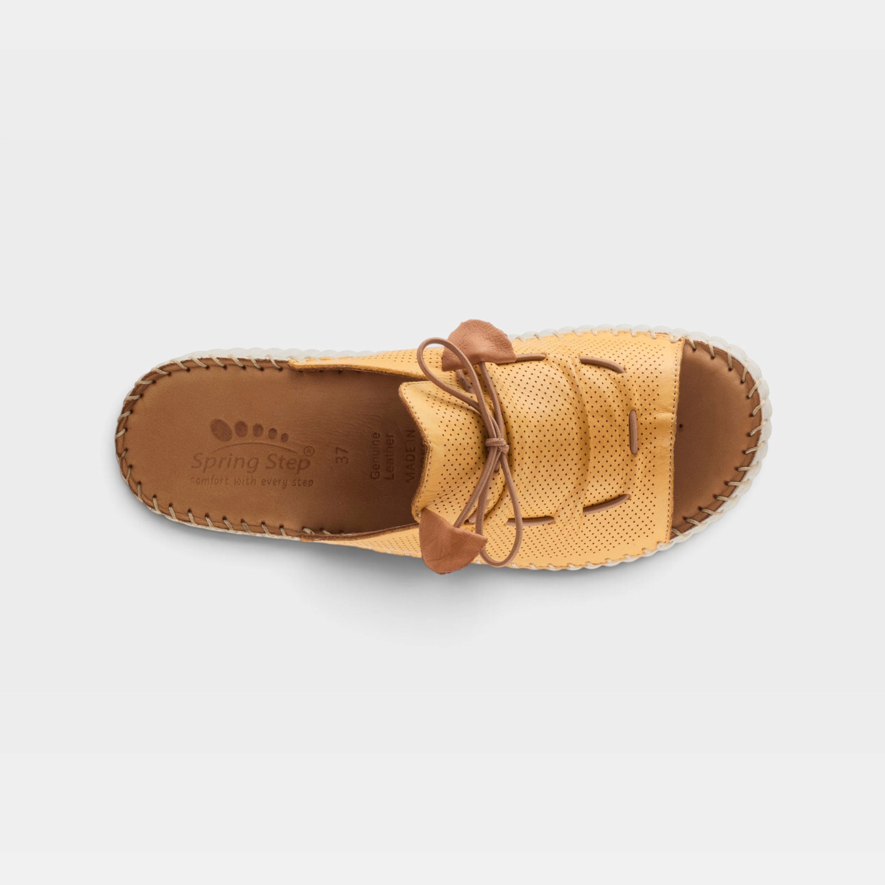 Spring Step Nevelle Yellow Slide Sandal
