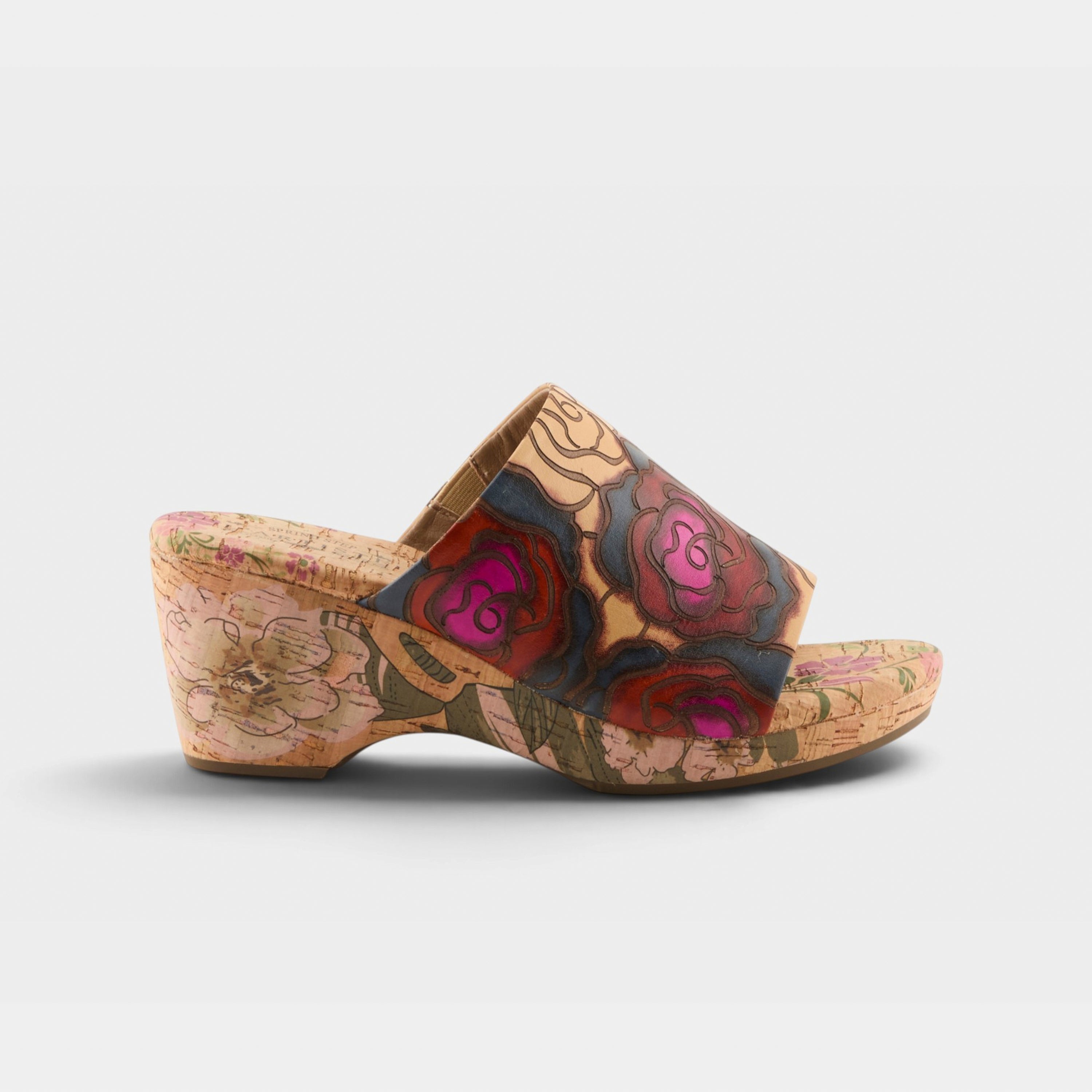 L'Artiste Niceneasy sandals in Tan Multi, hero view