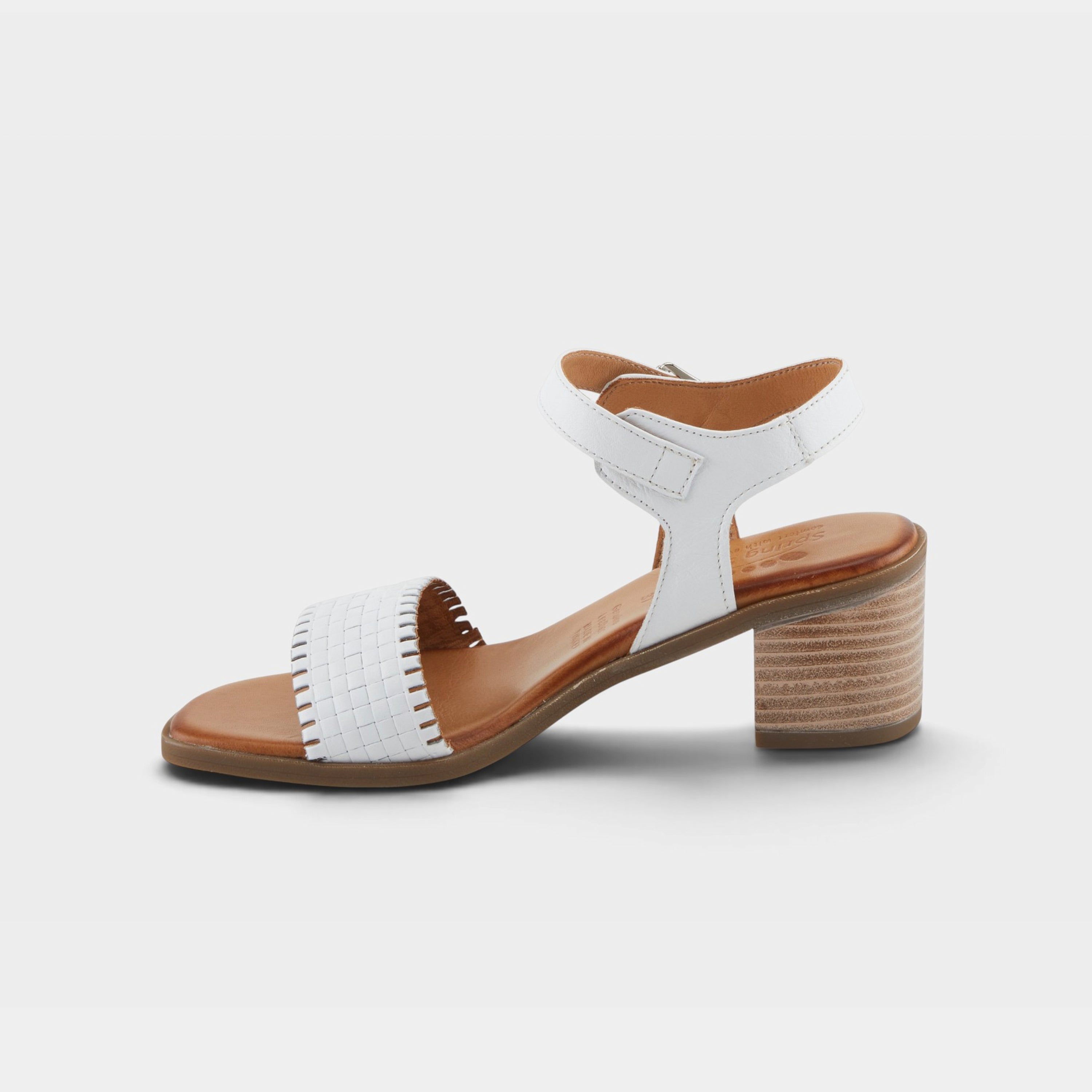 Spring Step Nifona White Strappy Dress Sandal