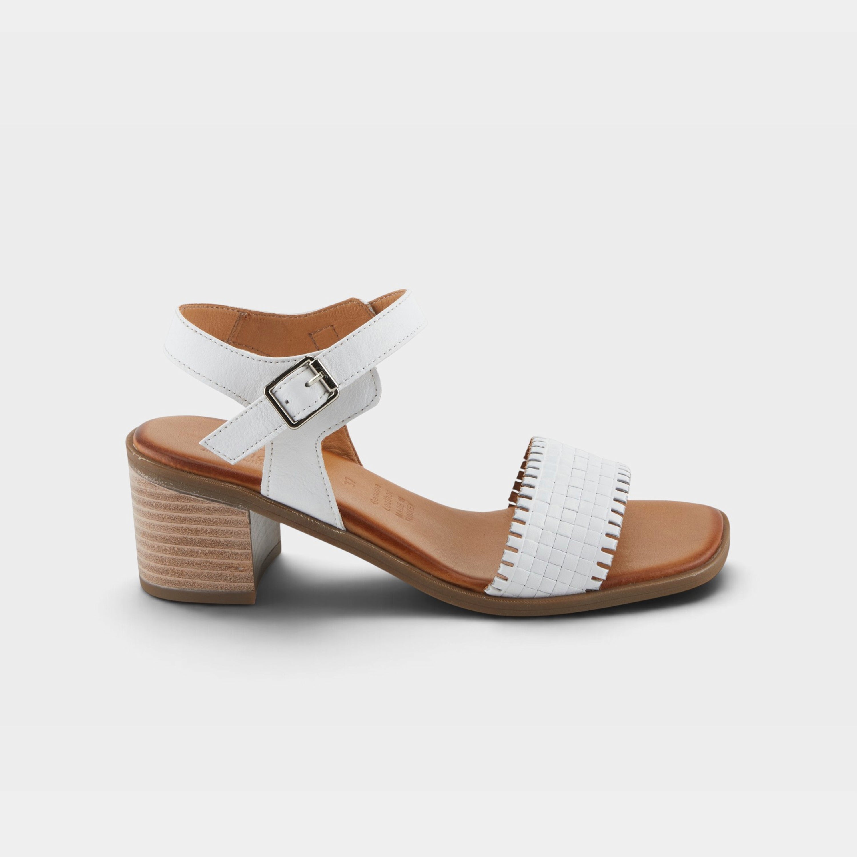 Spring Step Nifona White Strappy Dress Sandal