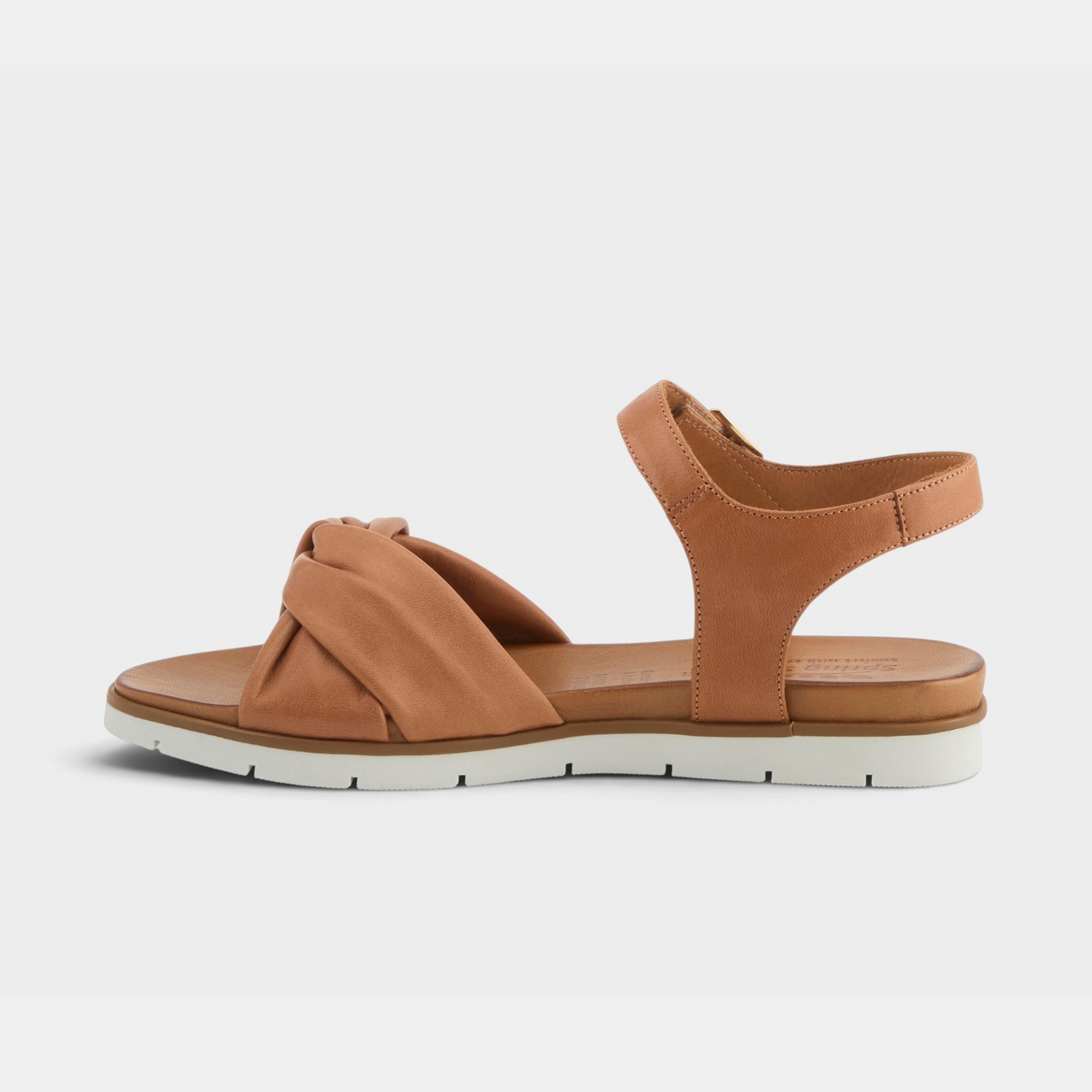 Spring Step Nihira Tan Flat Sandal