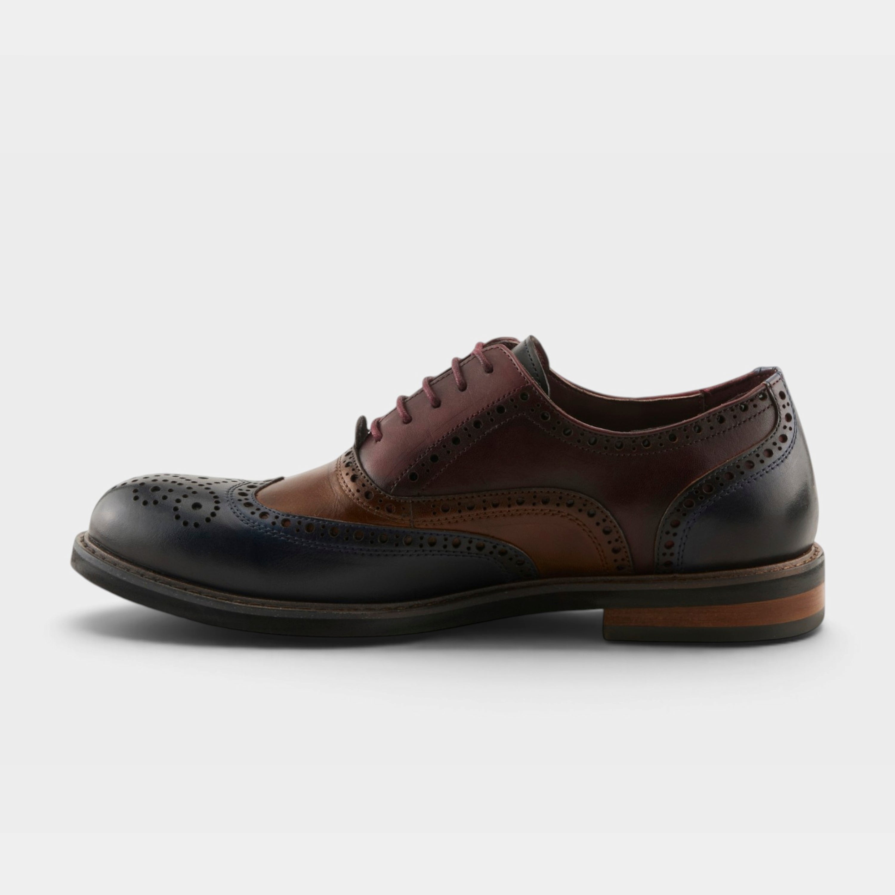 L'Artiste Men Niko Brown Multi Oxford Shoe