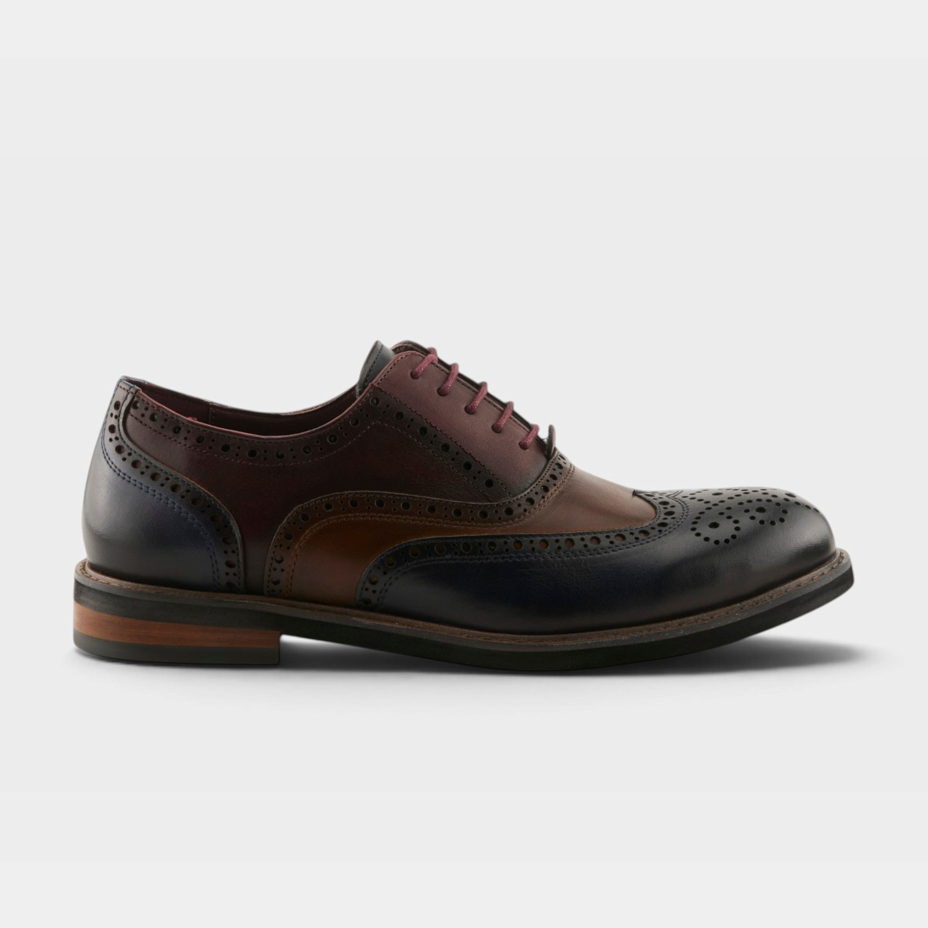 L'Artiste Men Niko Brown Multi Oxford Shoe