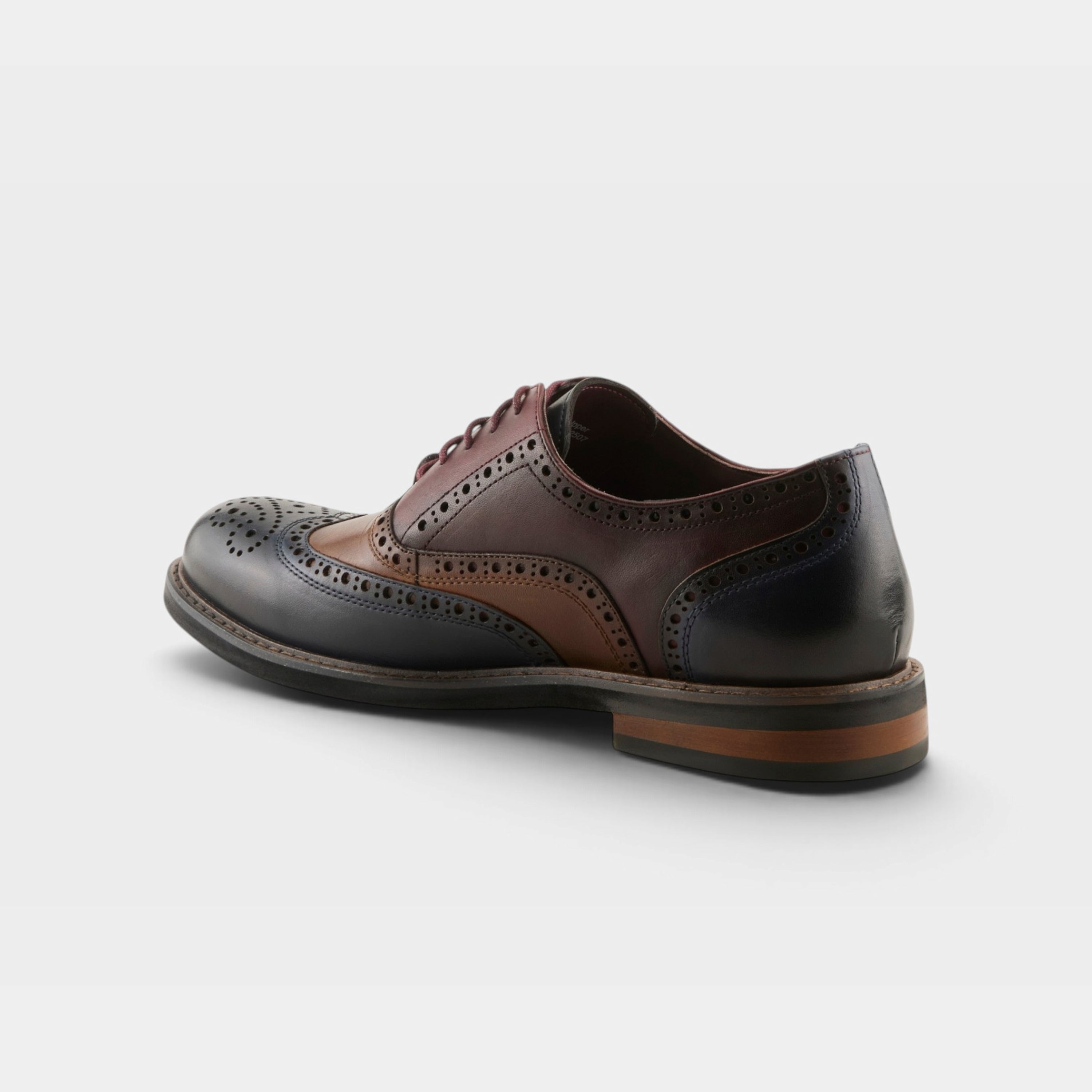 L'Artiste Men Niko Brown Multi Oxford Shoe
