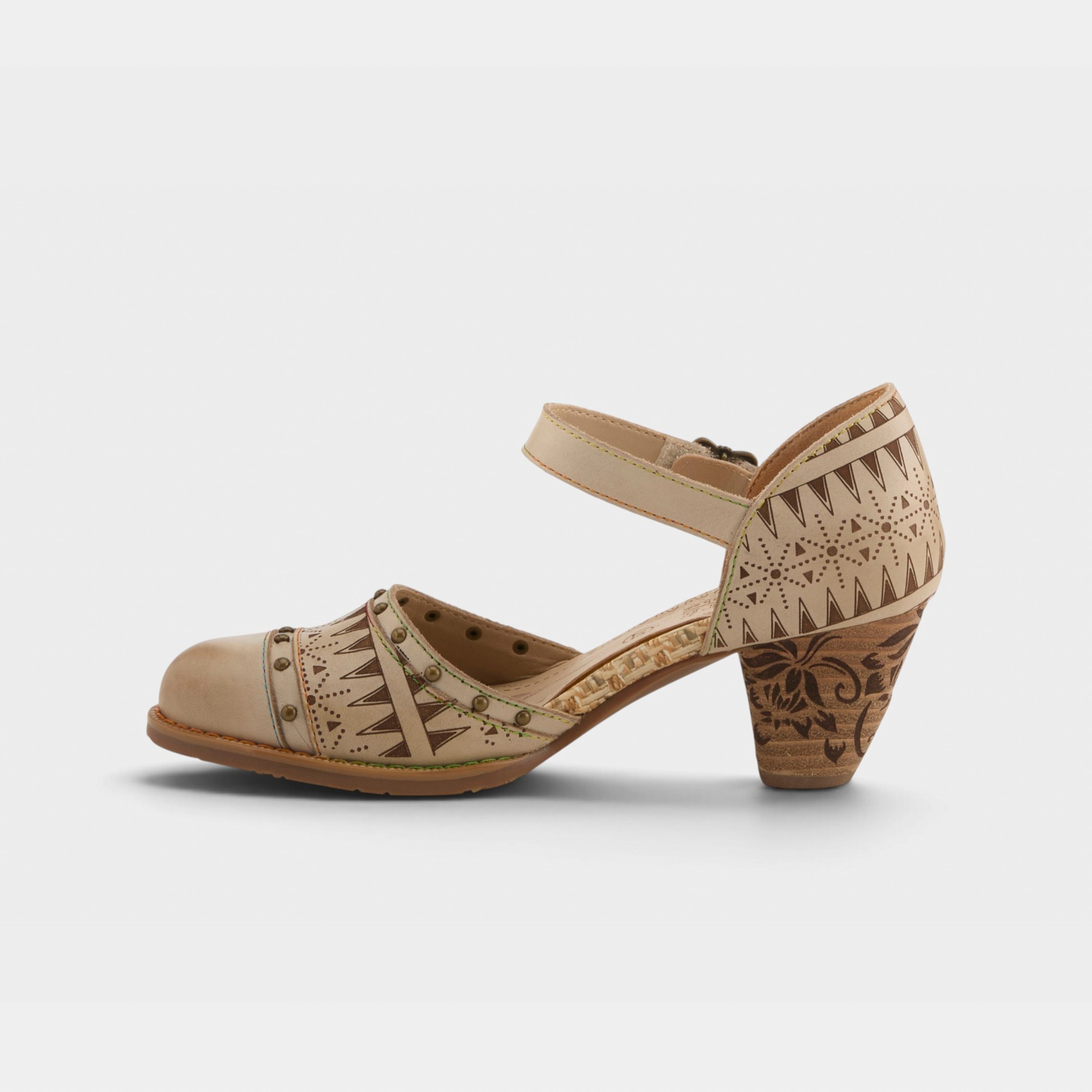 L'Artiste Niobella shoes in Beige, side view