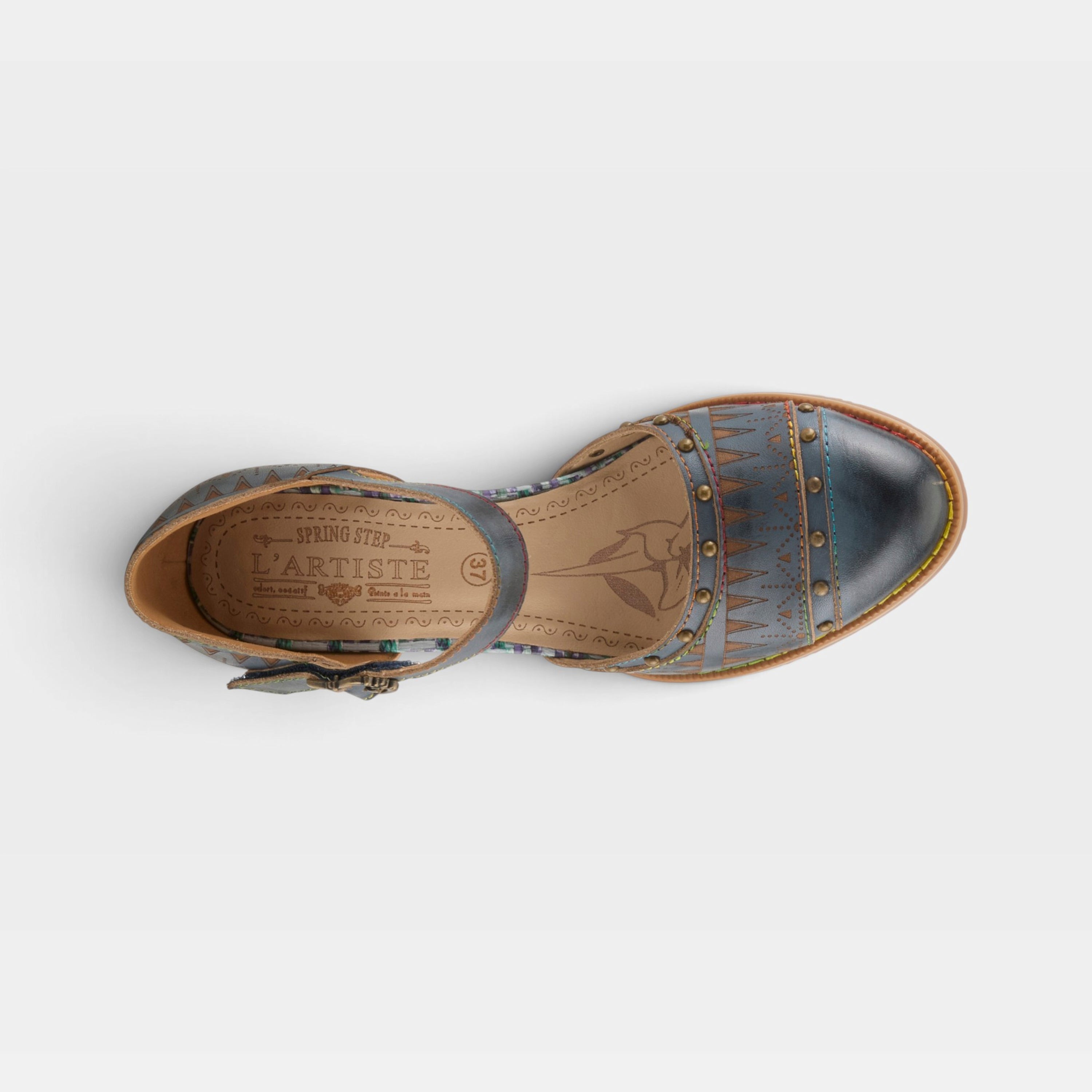 L'Artiste Niobella shoes in Blue, top view