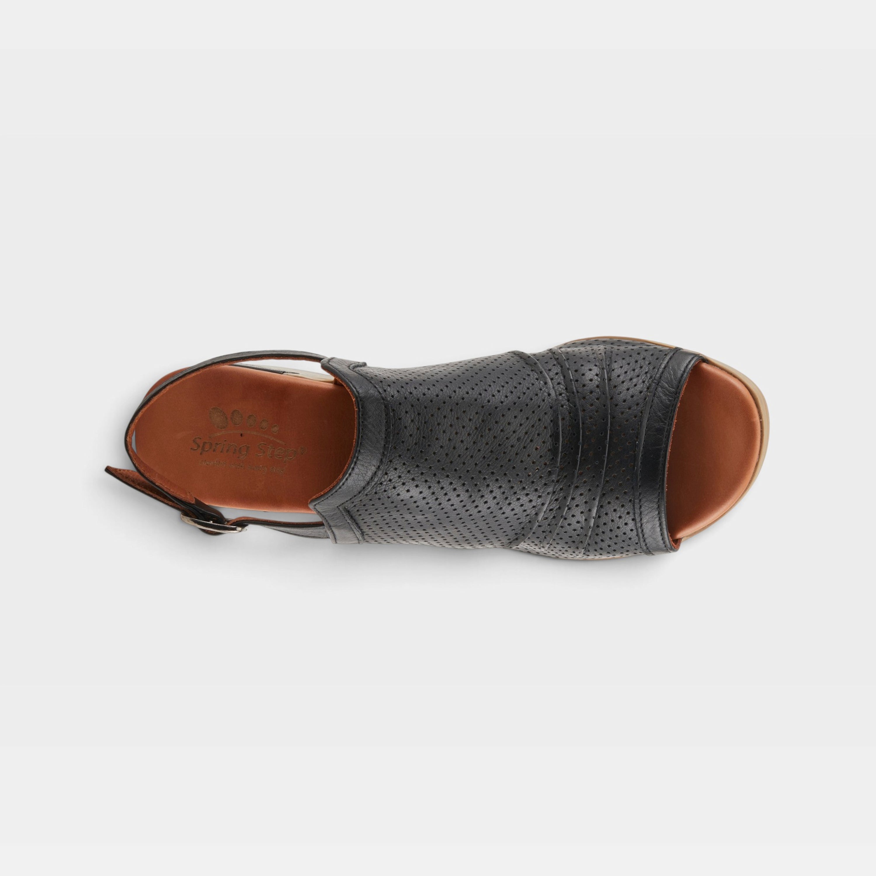 Spring Step Noctium Black Dress Sandal