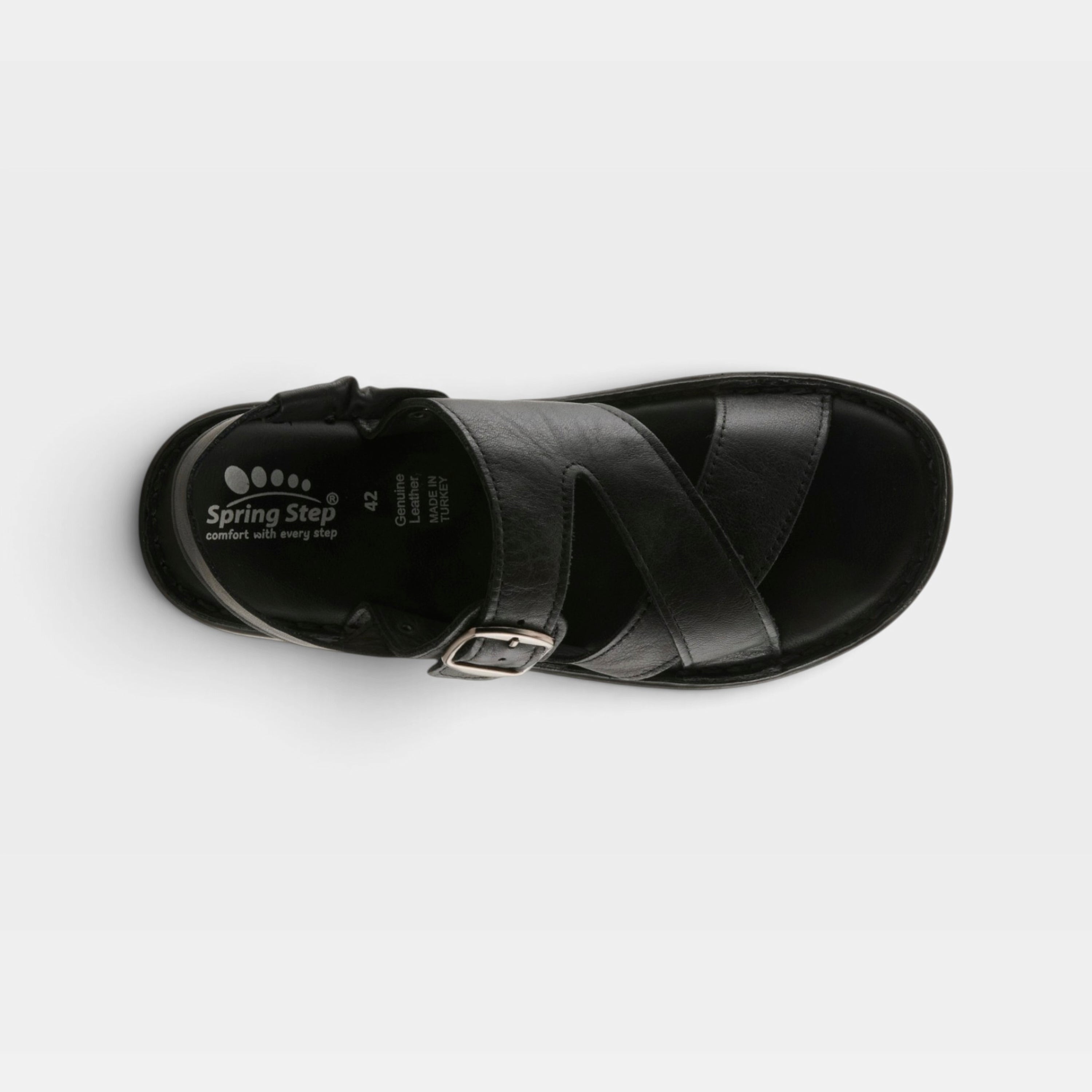 Spring Step Men Nofar Black Sandal