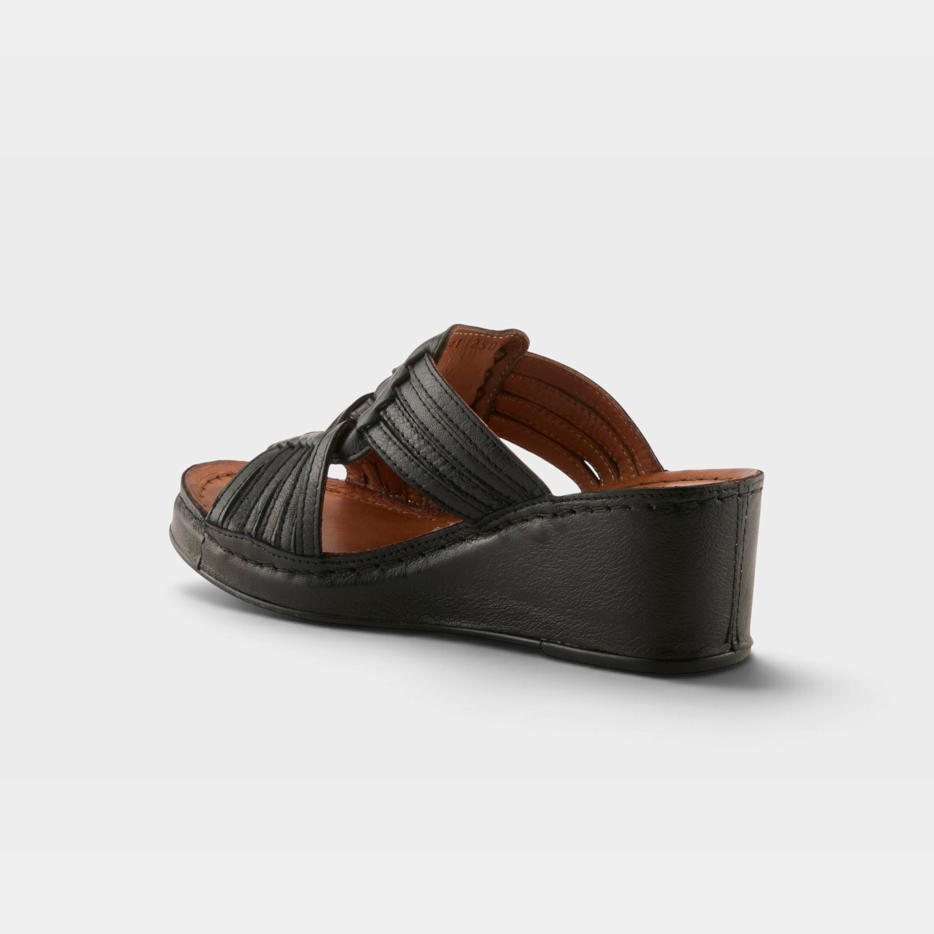 Spring Step Nokiah Black Wedge Sandal