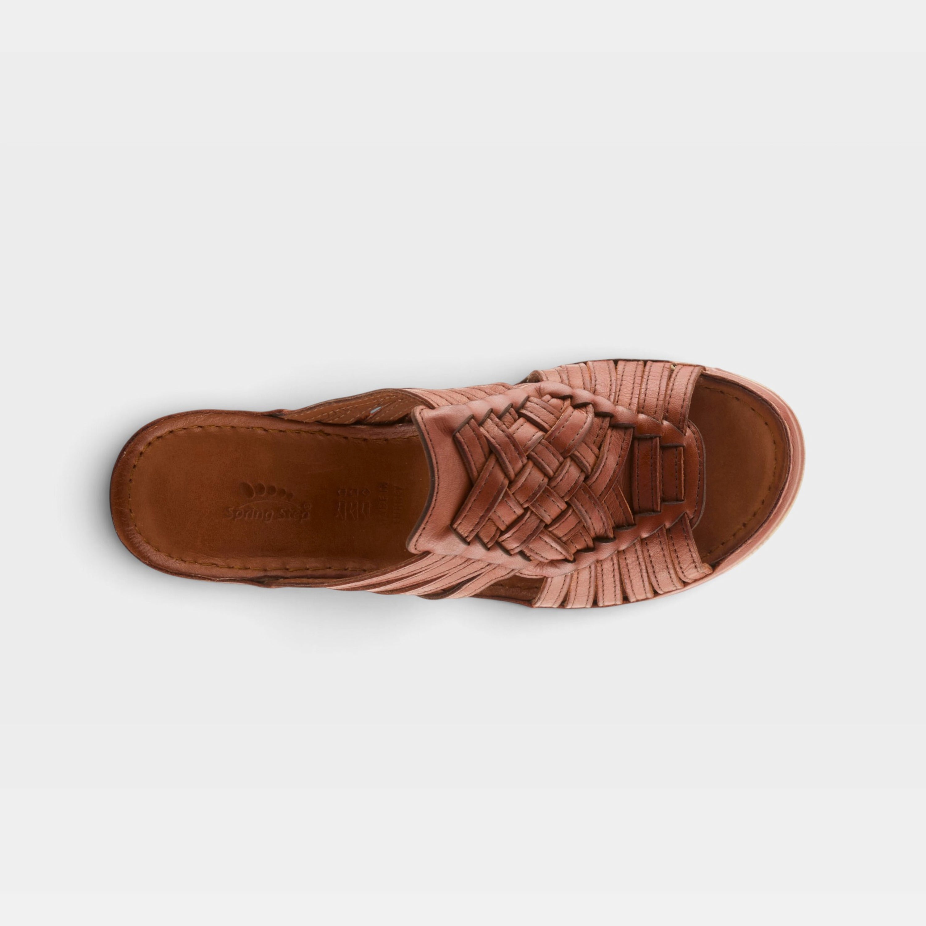 Spring Step Nokiah Cognac Wedge Sandal