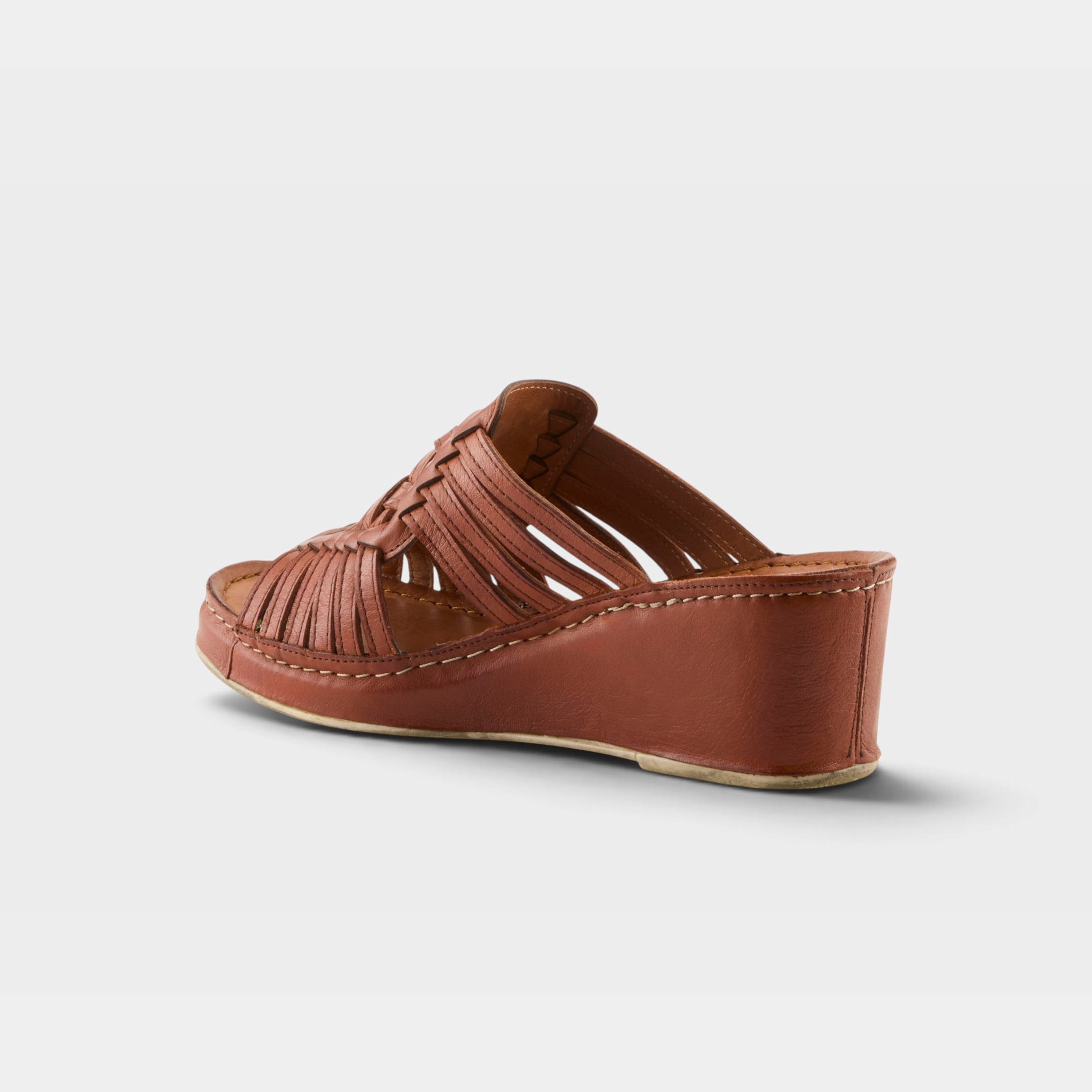 Spring Step Nokiah Cognac Wedge Sandal