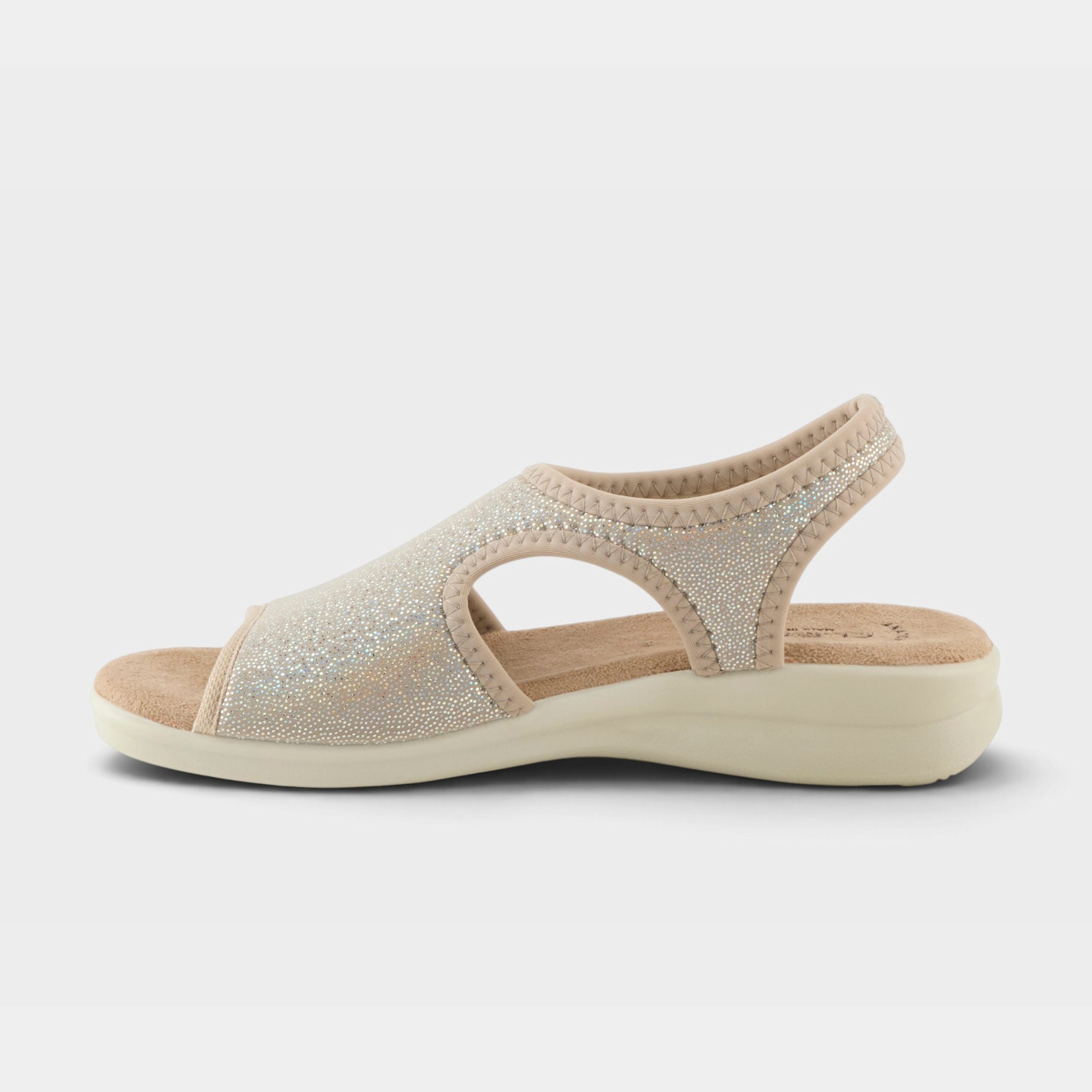 Flexus Nyaman-Pindott Gold Sandal