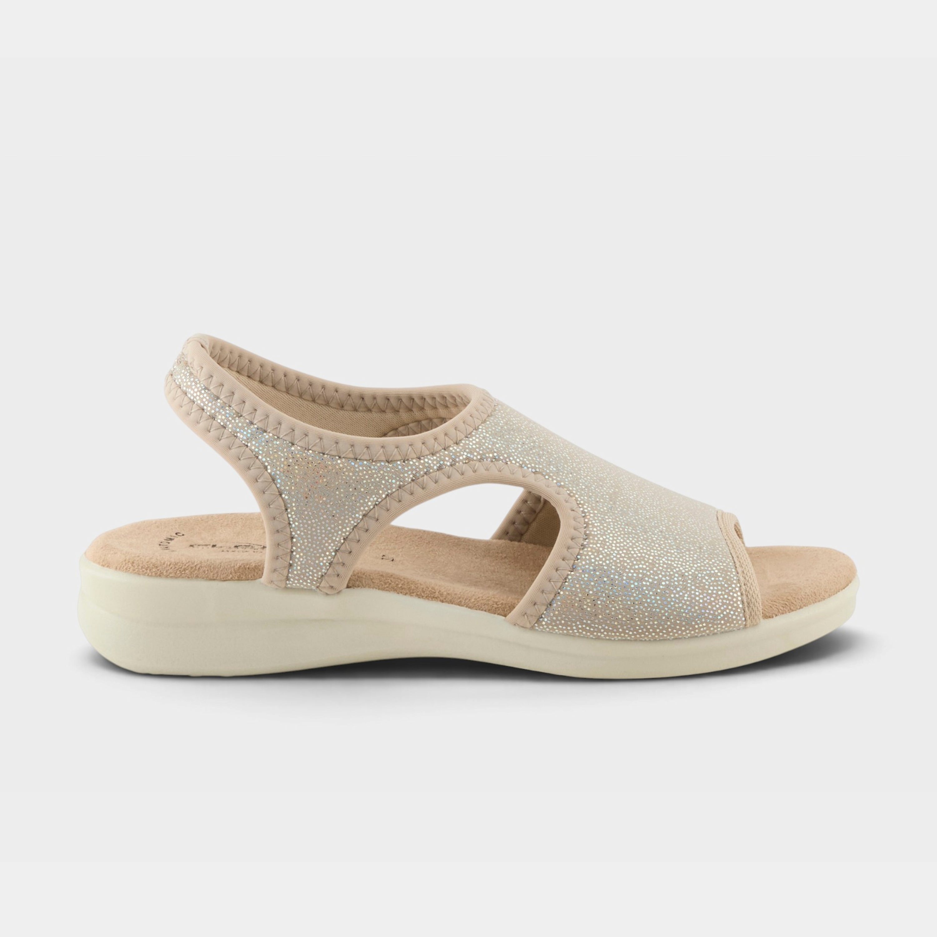 Flexus Nyaman-Pindott Gold Sandal