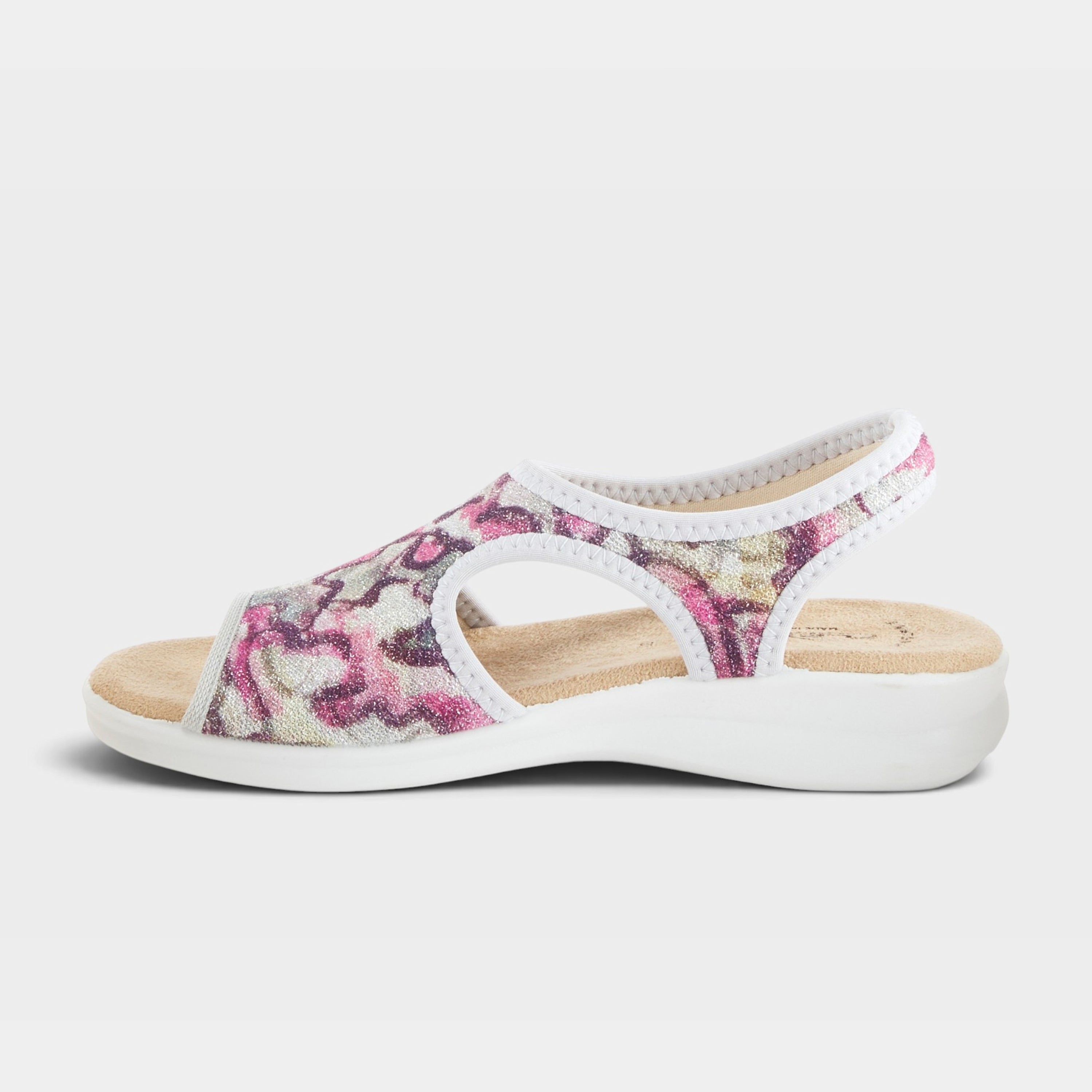 Flexus Nyaman-Swirl Pink Multi Sandal
