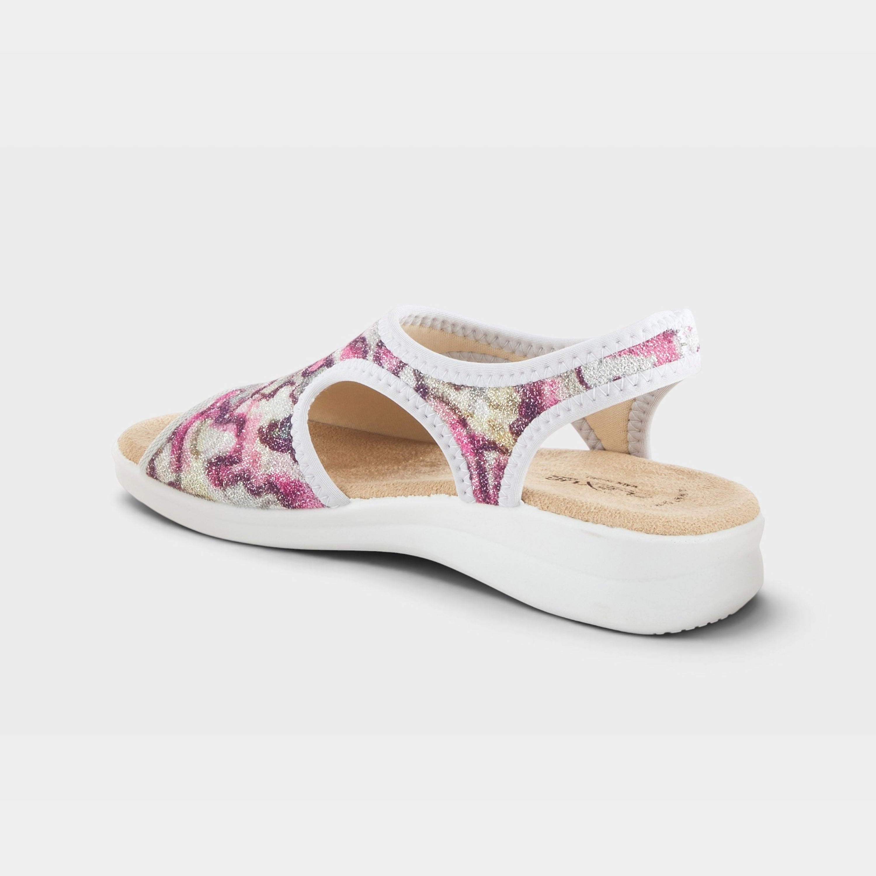 Flexus Nyaman-Swirl Pink Multi Sandal