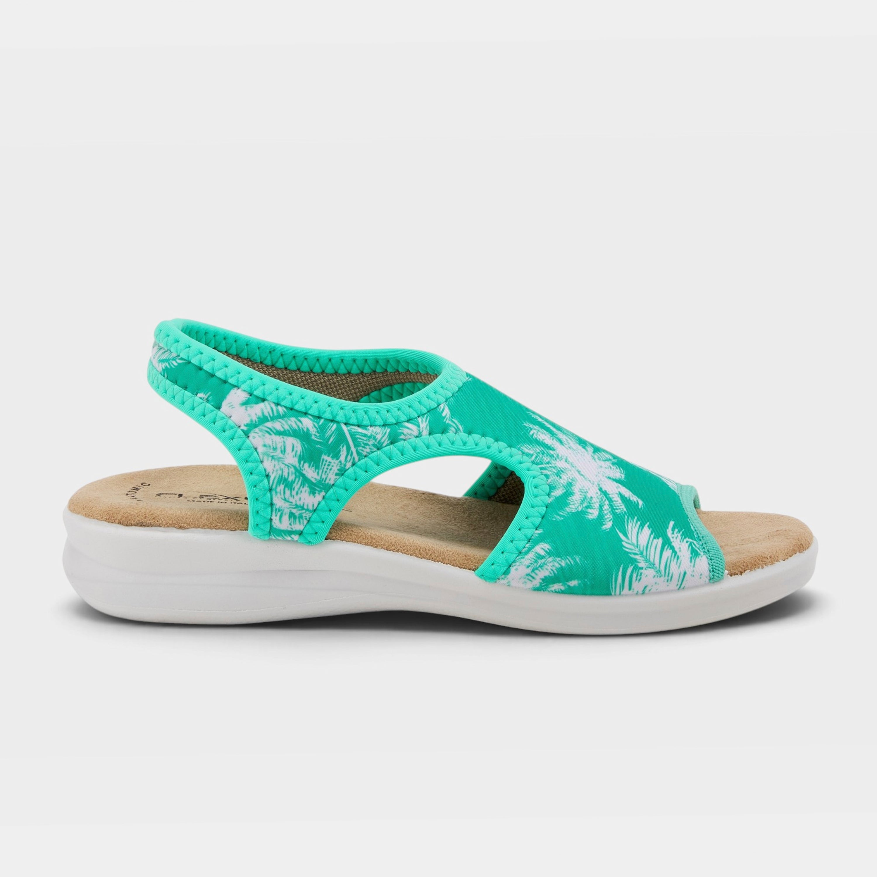 Flexus Nyaman-Tropics Green Sandal