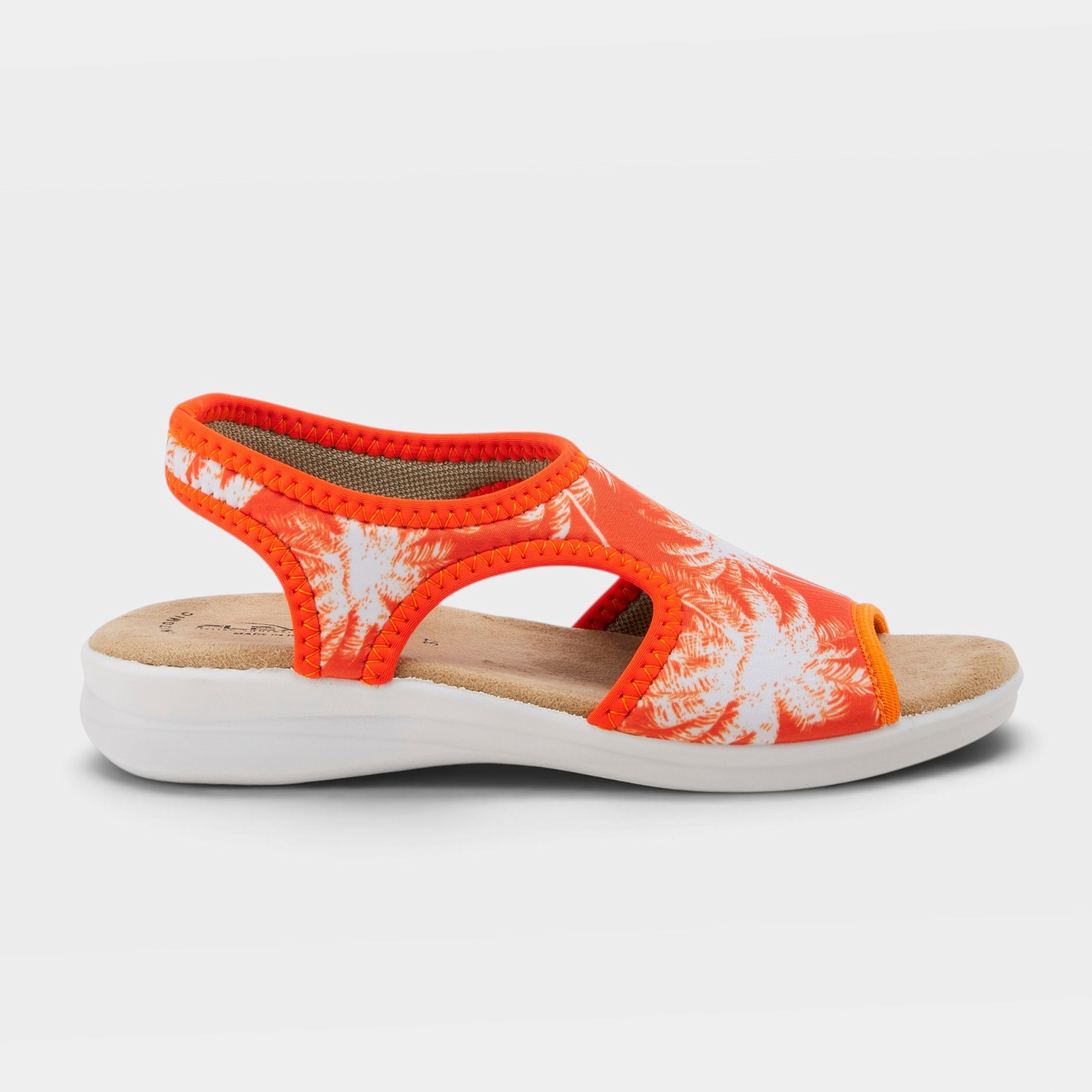 Flexus Nyaman-Tropics Orange Sandal