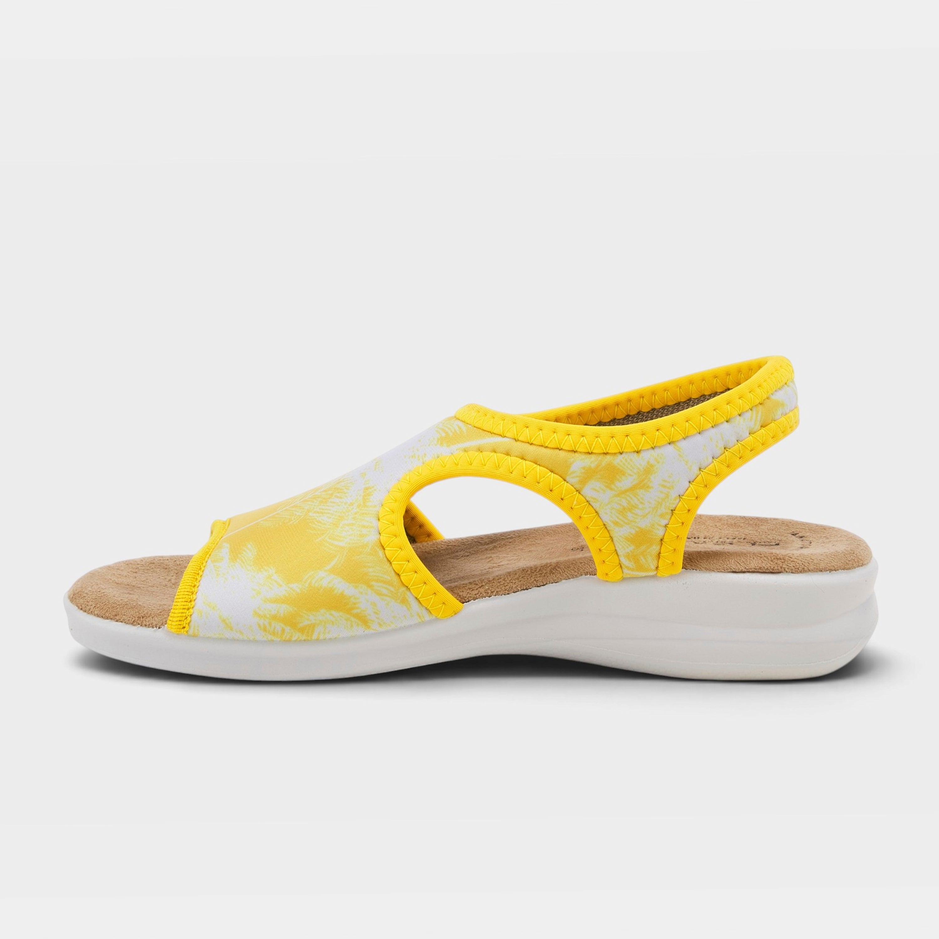 Flexus Nyaman-Tropics Yellow Sandal