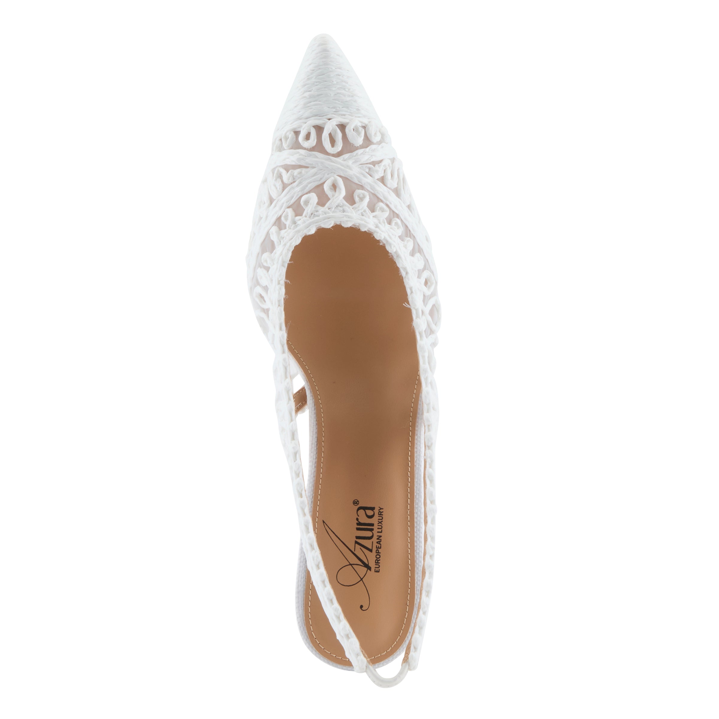 Azura Occitania women's sandal in beige with raffia upper