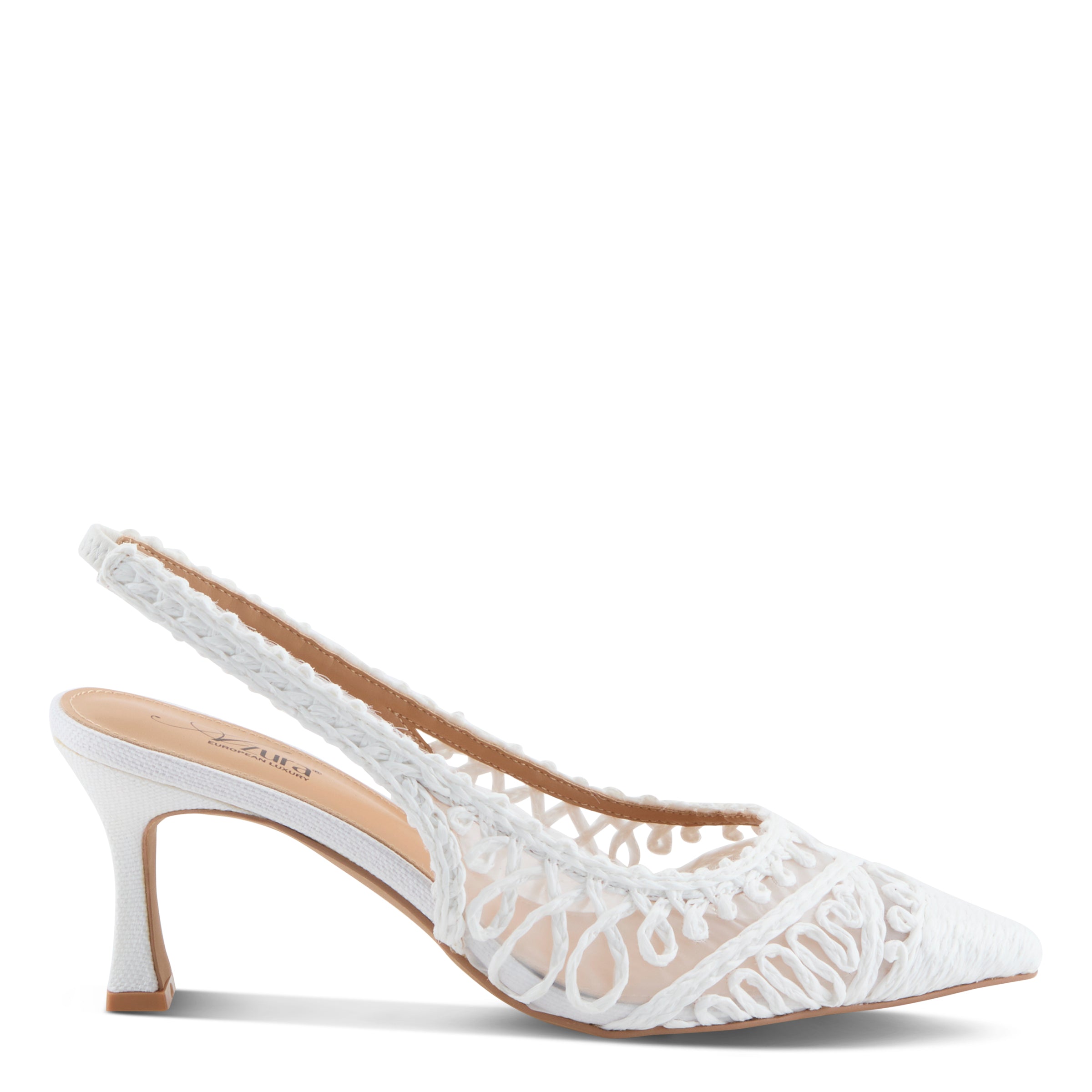 Azura Occitania women's sandal in beige with raffia upper