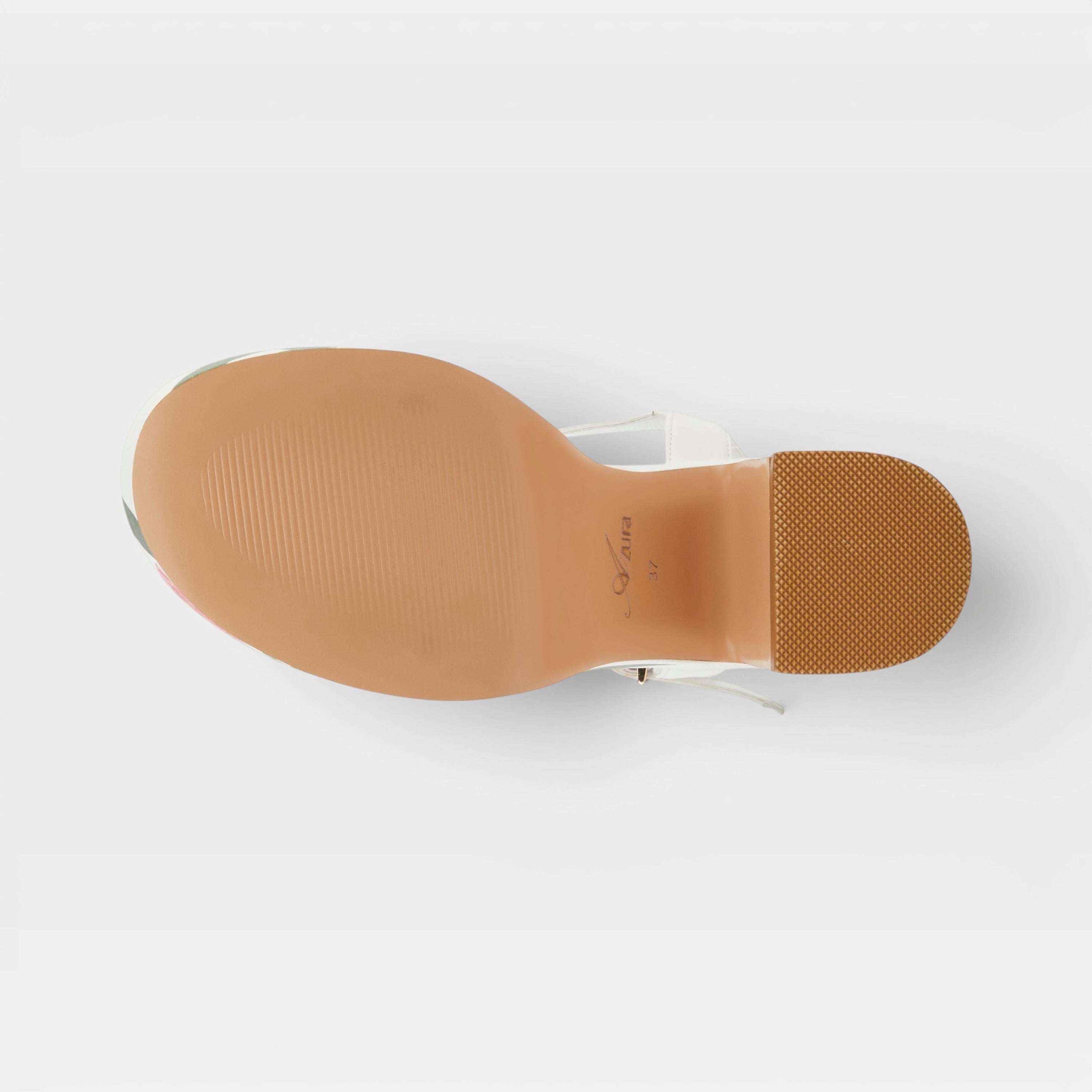 Azura Ohmykay White Sandal