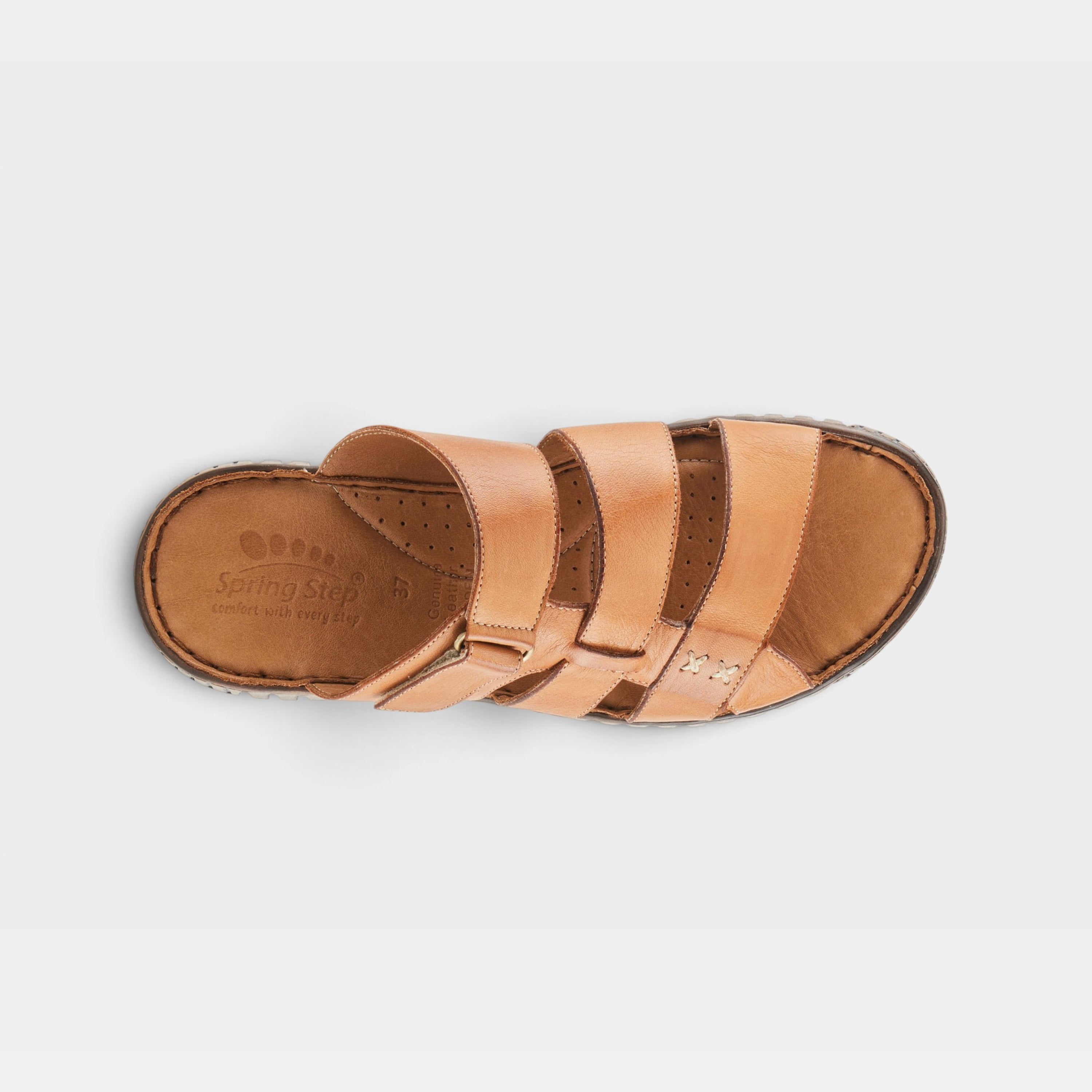 Spring Step Olly Camel Slide Sandal