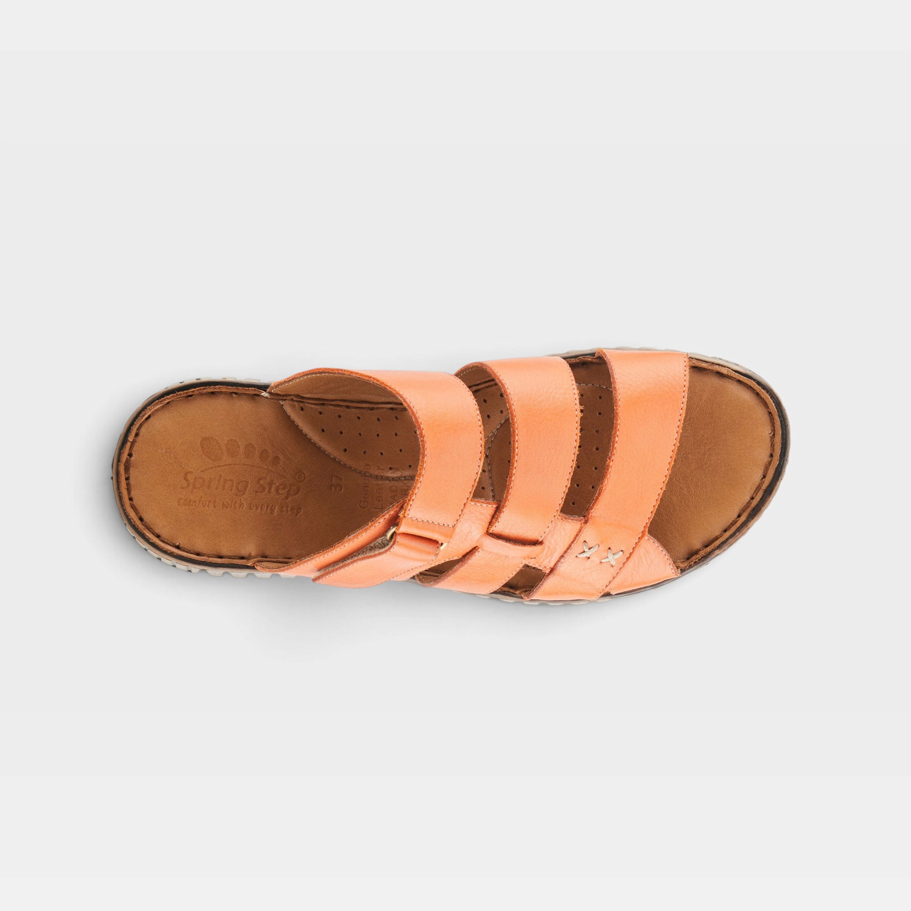 Spring Step Olly Coral Slide Sandal