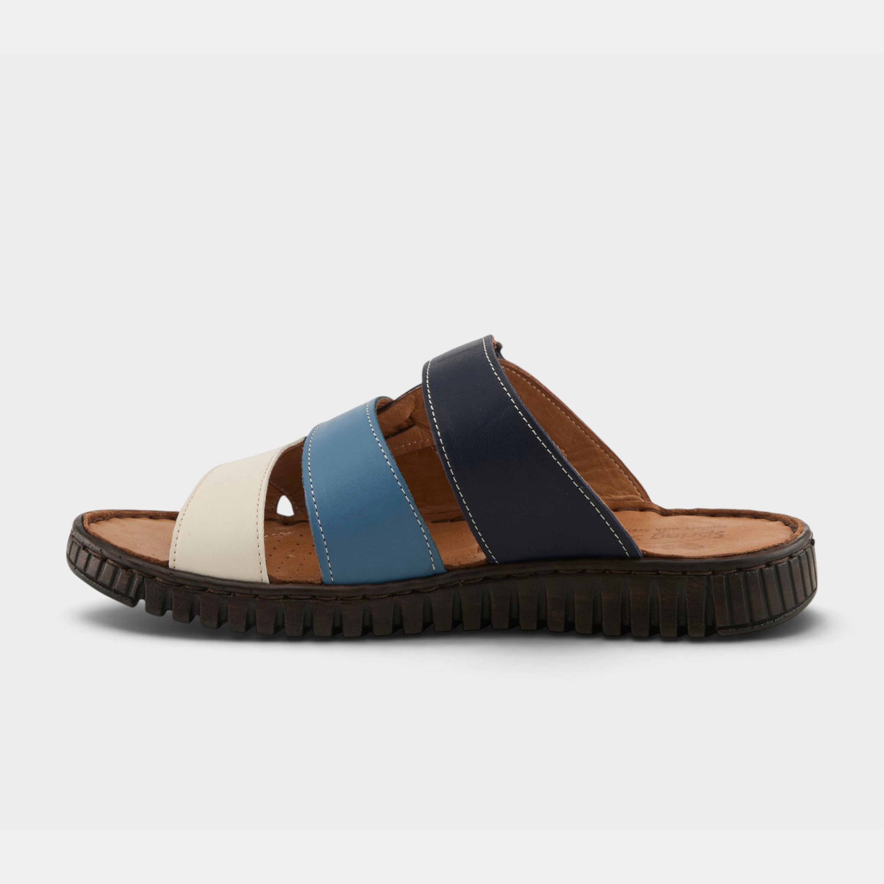 Spring Step Olly Denim Multi Slide Sandal