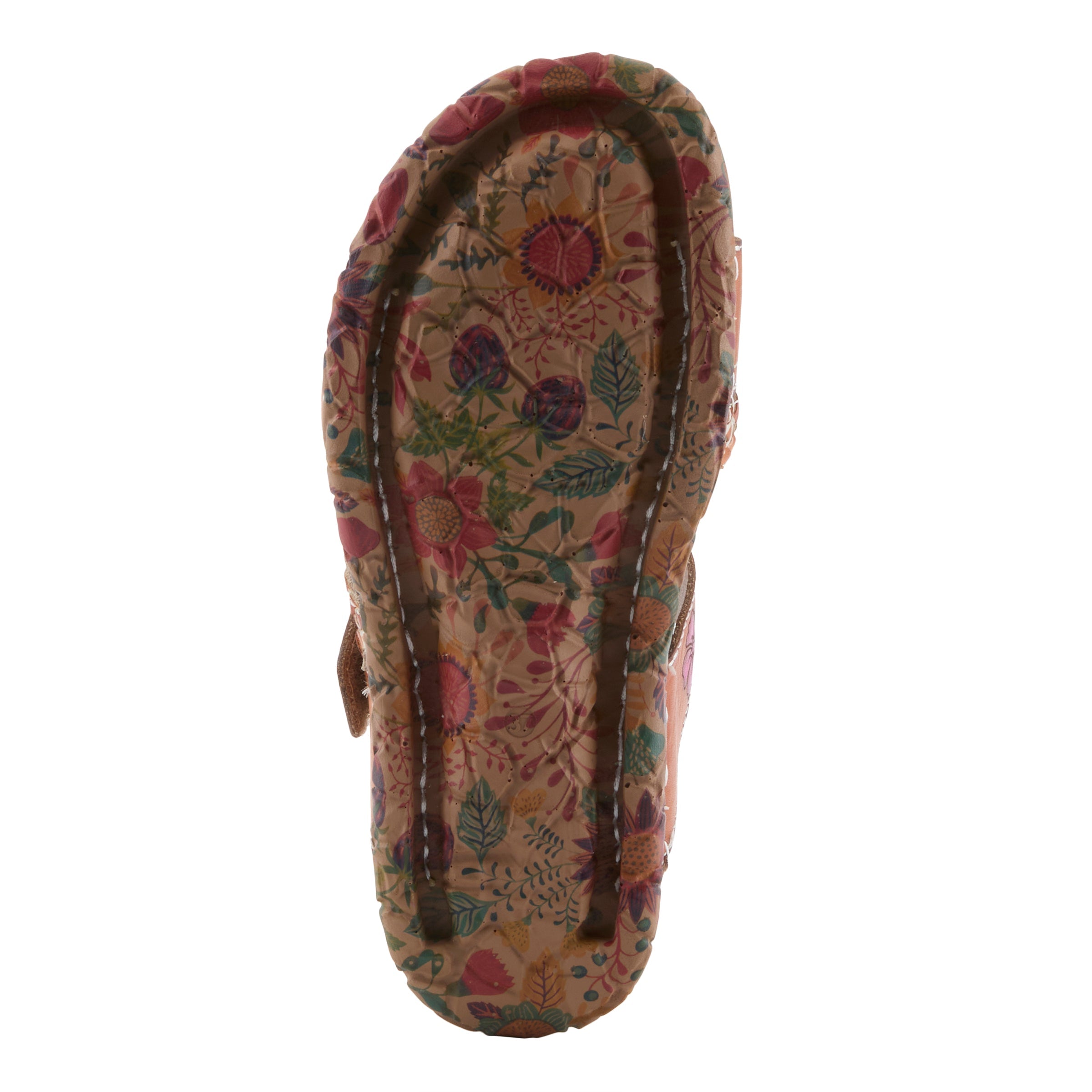 L'Artiste L'ARTISTE ONTHEROAD SANDALS sandal in camel multi with handcrafted leather design