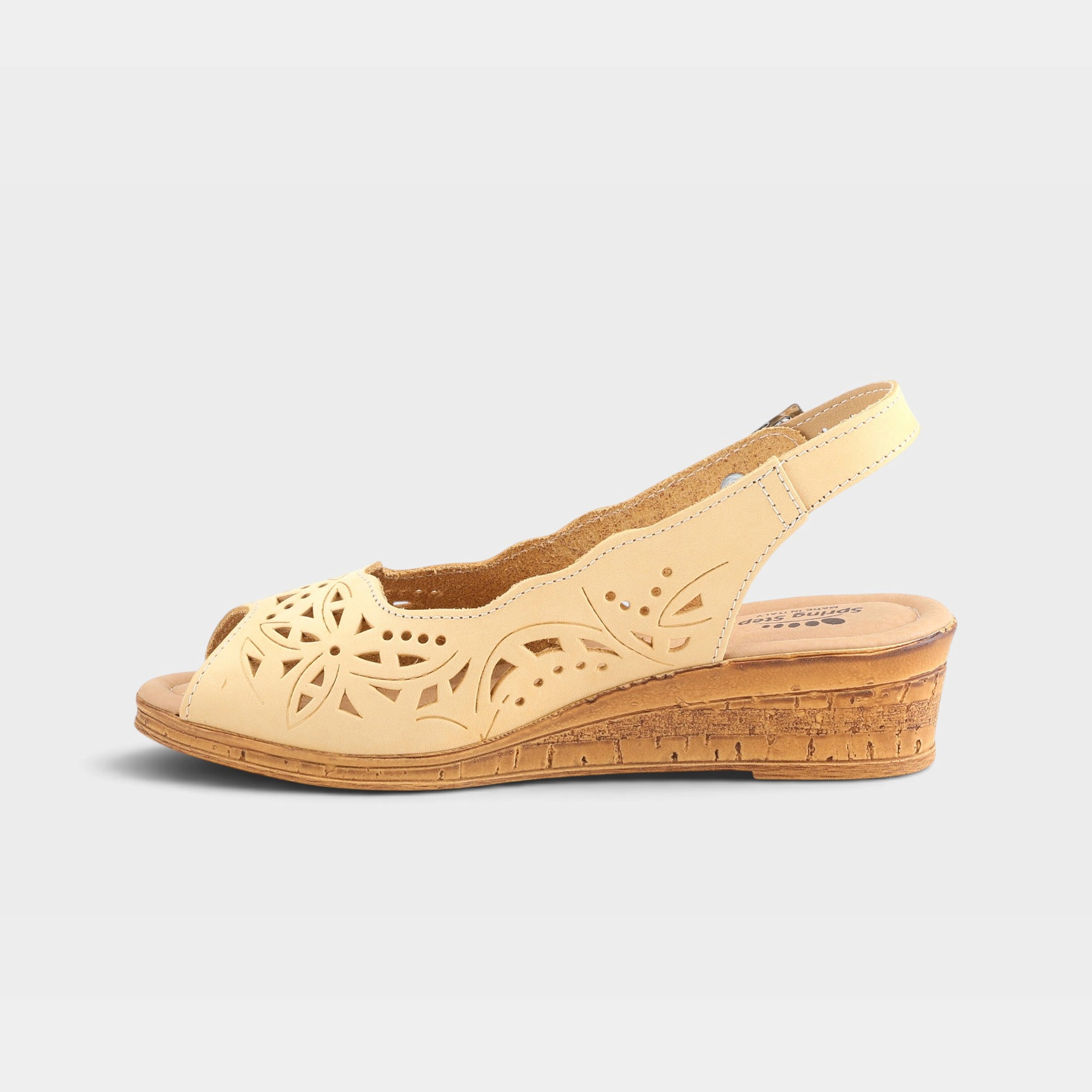 Spring Step Orella Light Yellow Sandal