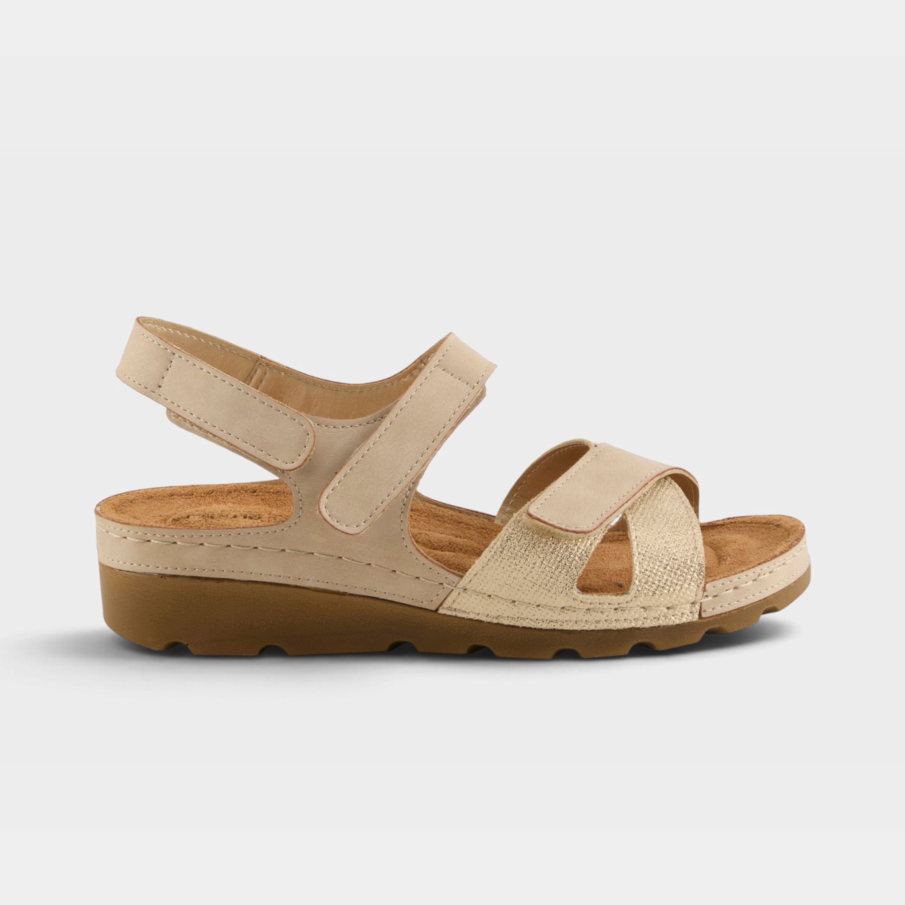 Flexus Orwell Soft Gold Sandal