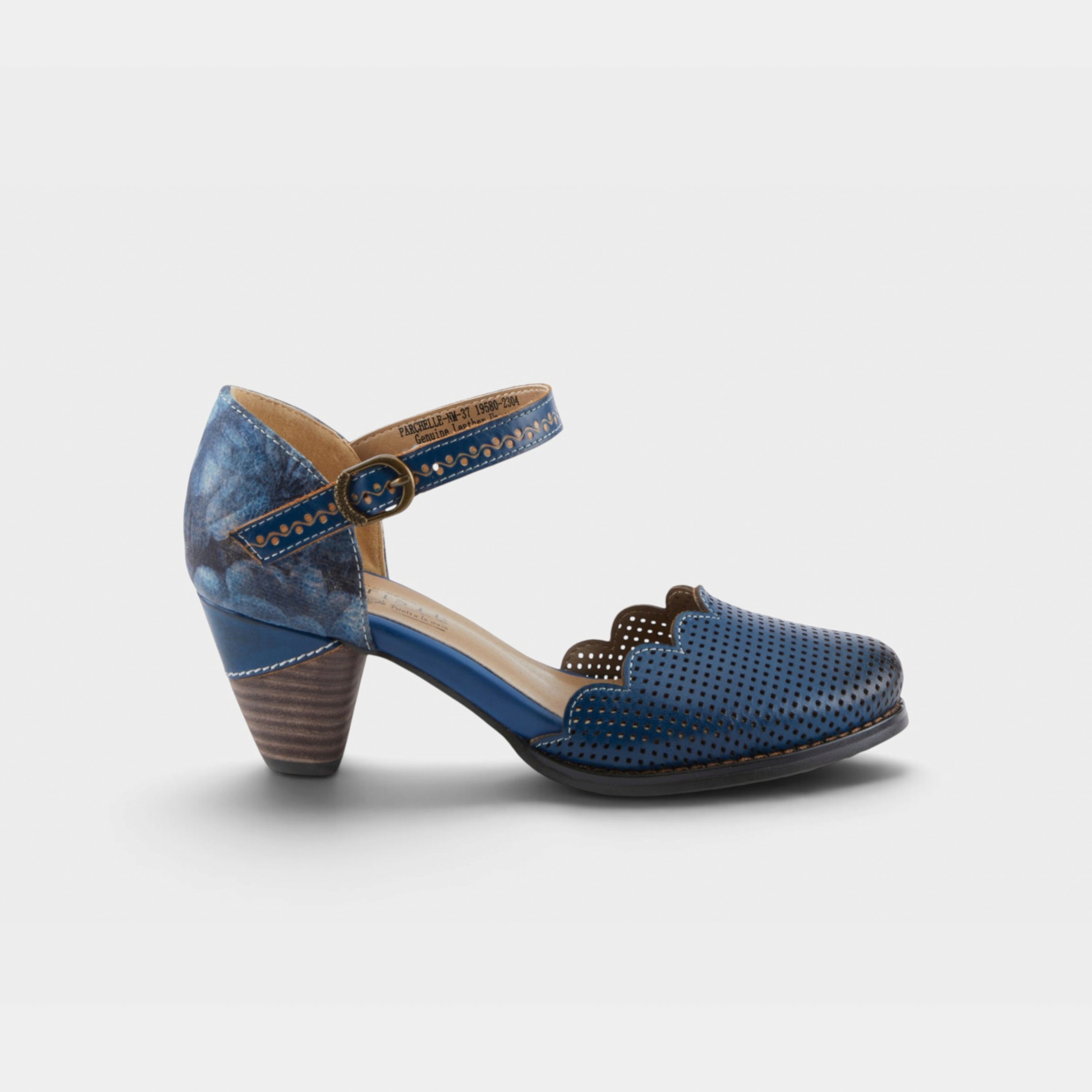 L'Artiste Parchelle Mary Jane shoes in Navy Multi, hero view
