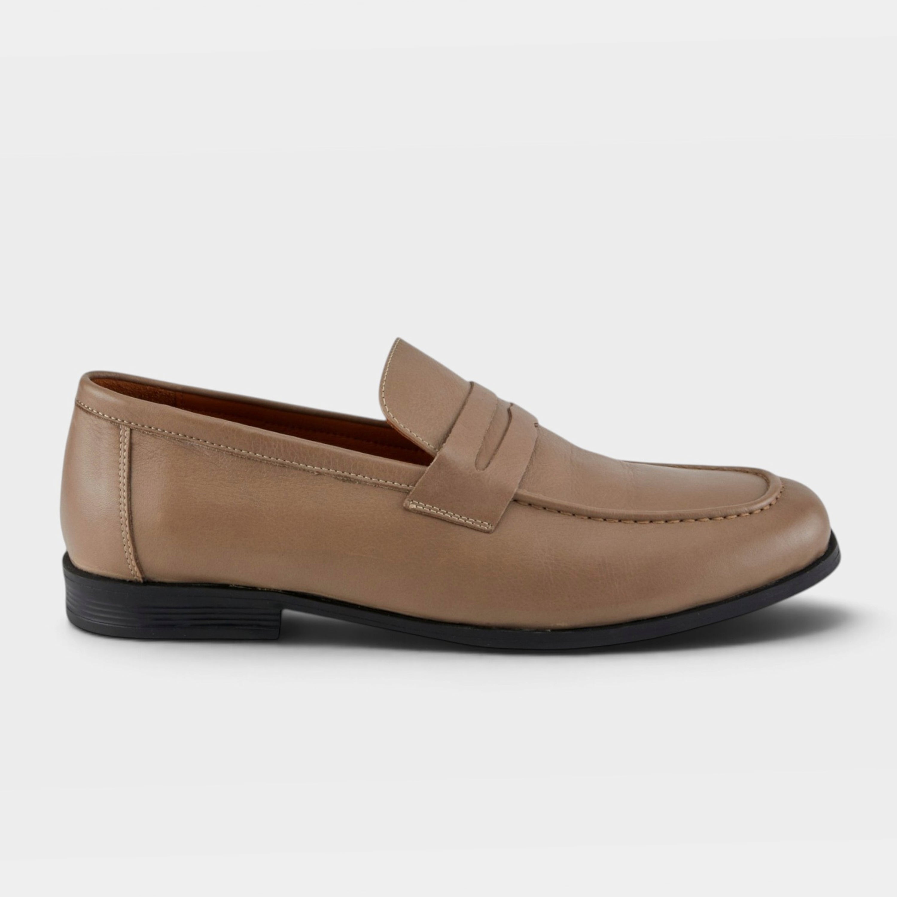 Spring Step Men Paul Taupe Slip-On Dress Shoe