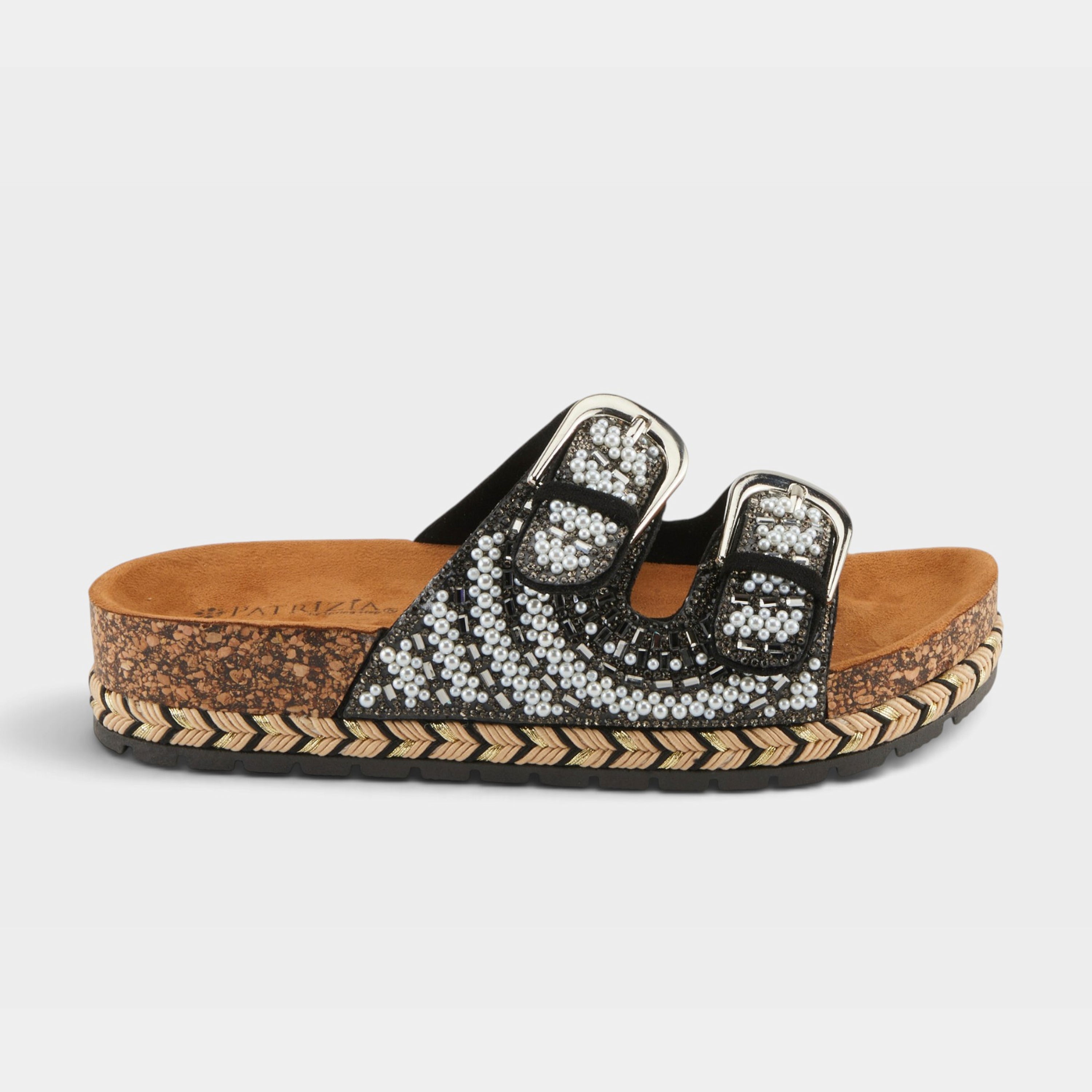 Patrizia Pearline Black Multi Sandal