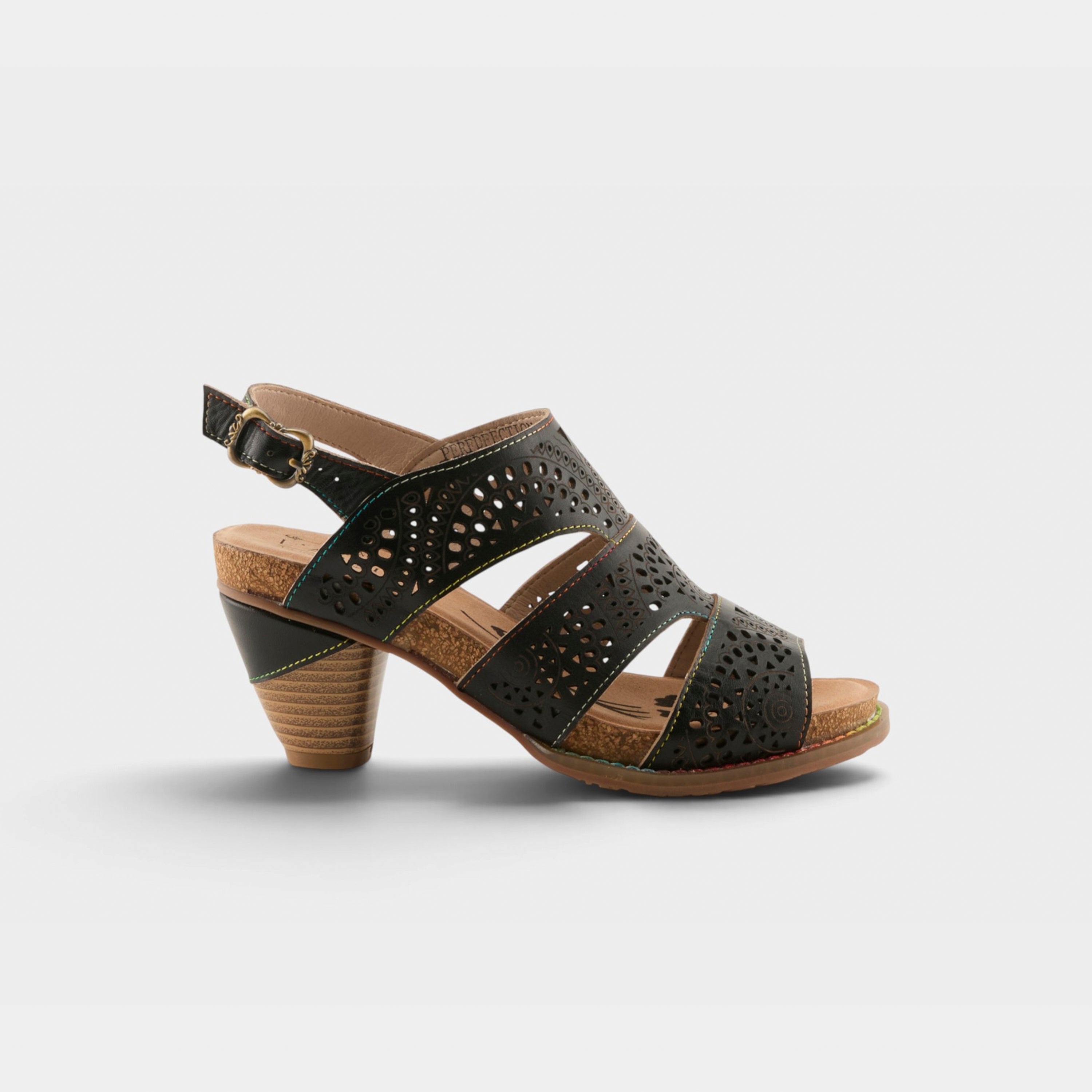 L'Artiste Perfdfection sandals in Black, hero view