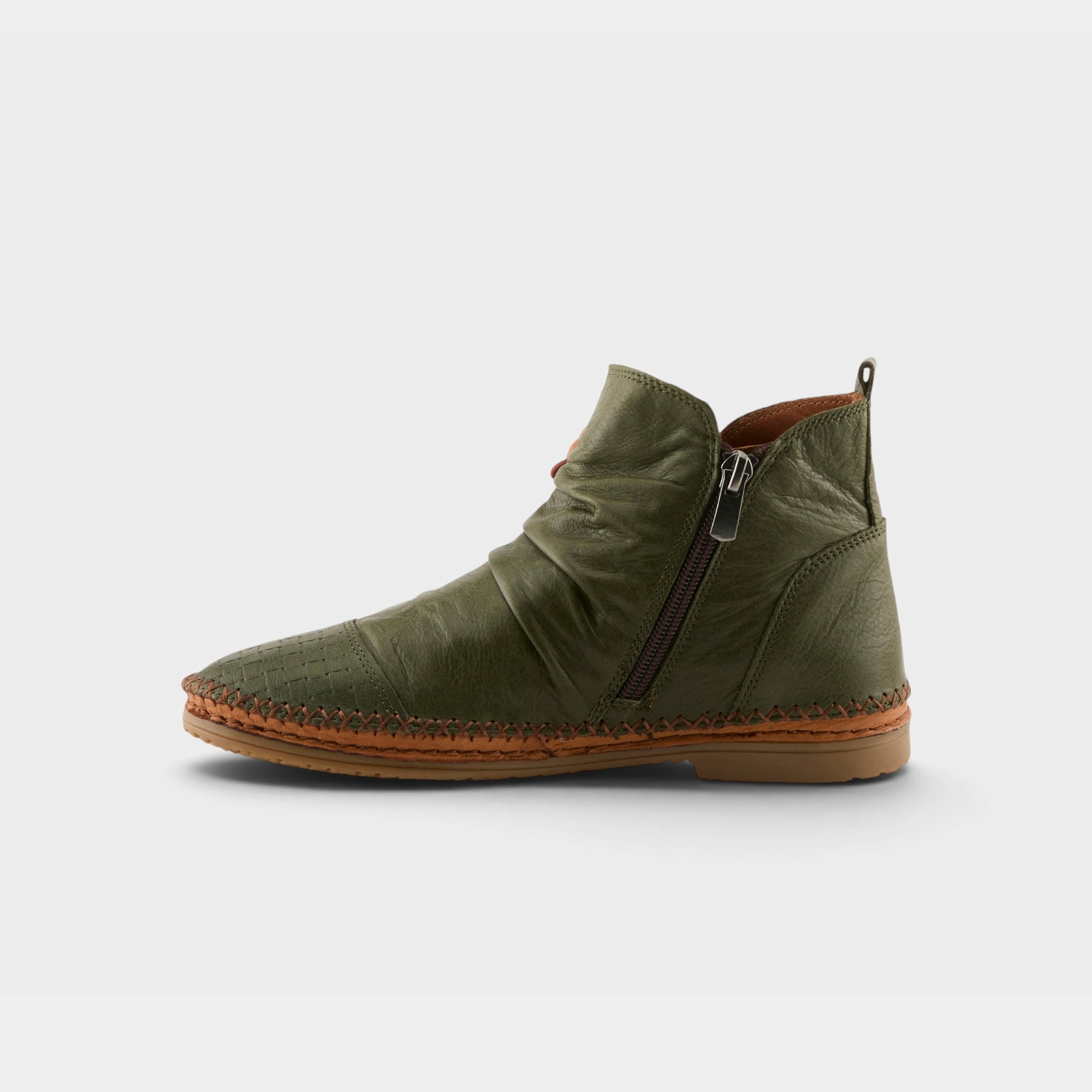 Spring Step Pomeroy Olive Green Boot