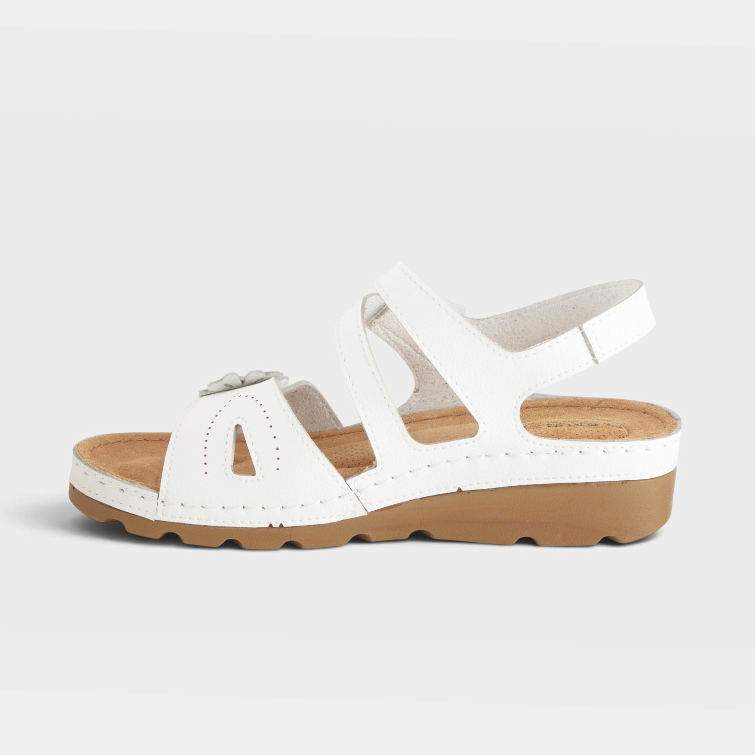 Flexus Poncia White Sandal