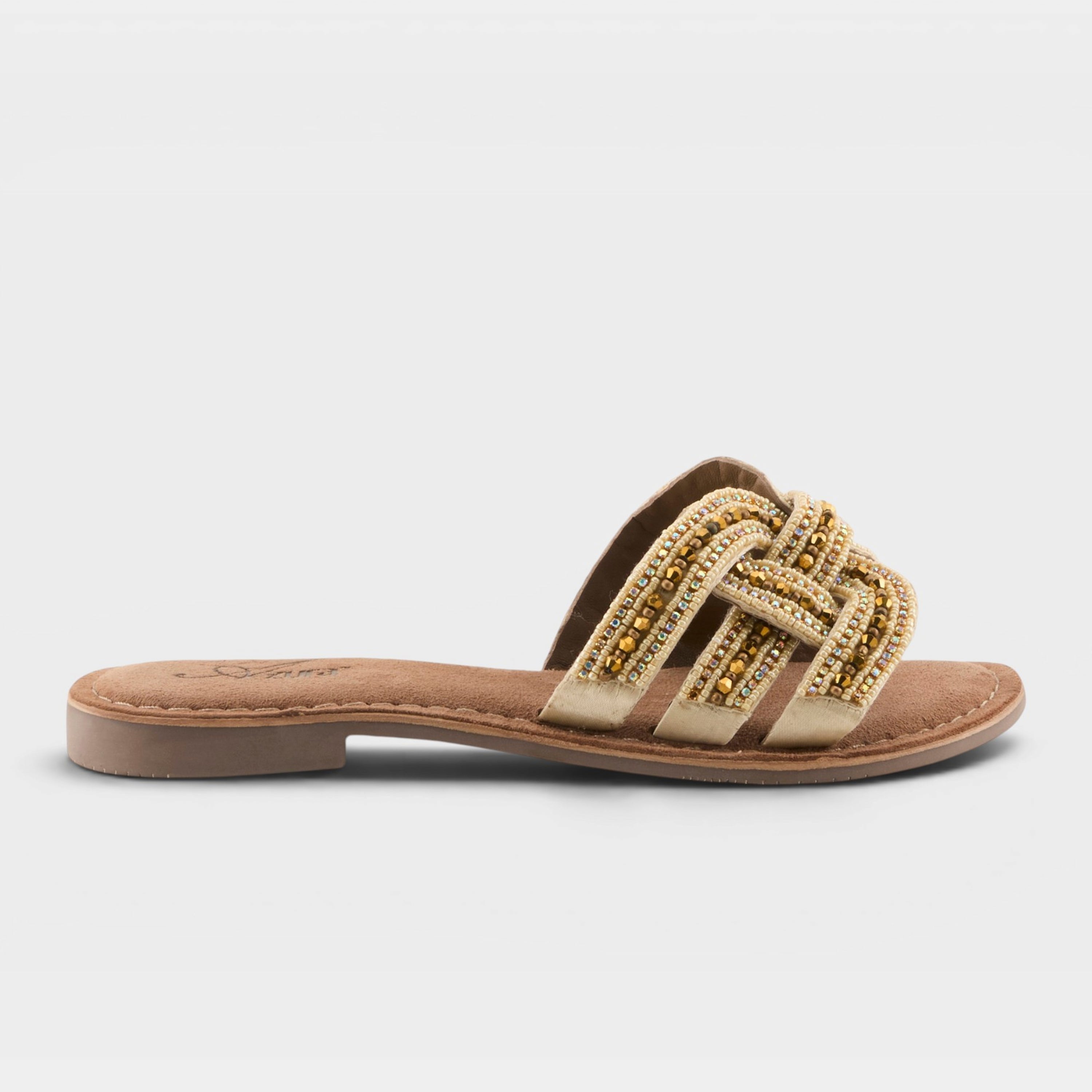 Azura Poshco Beige Multi Sandal
