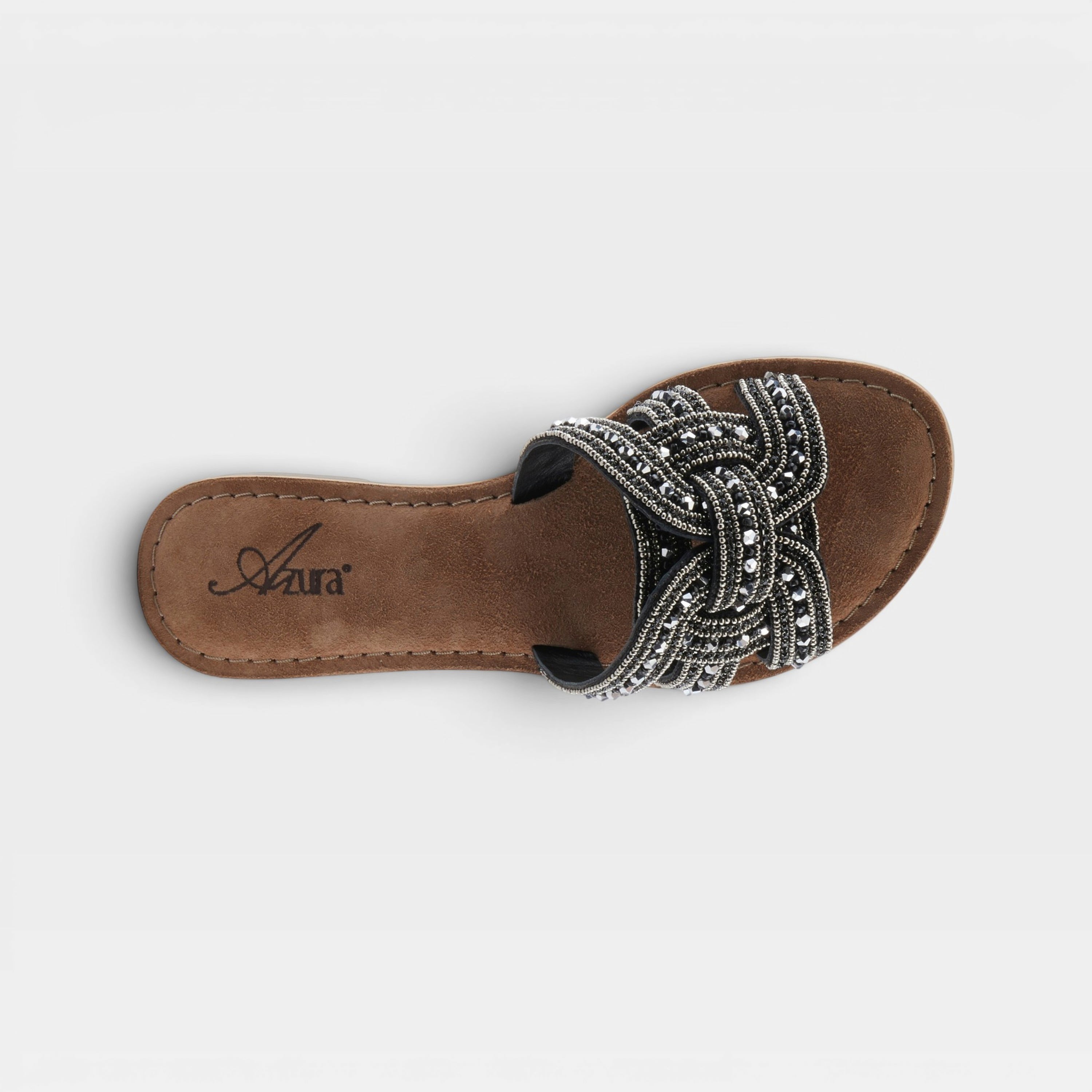Azura Poshco Black Multi Sandal