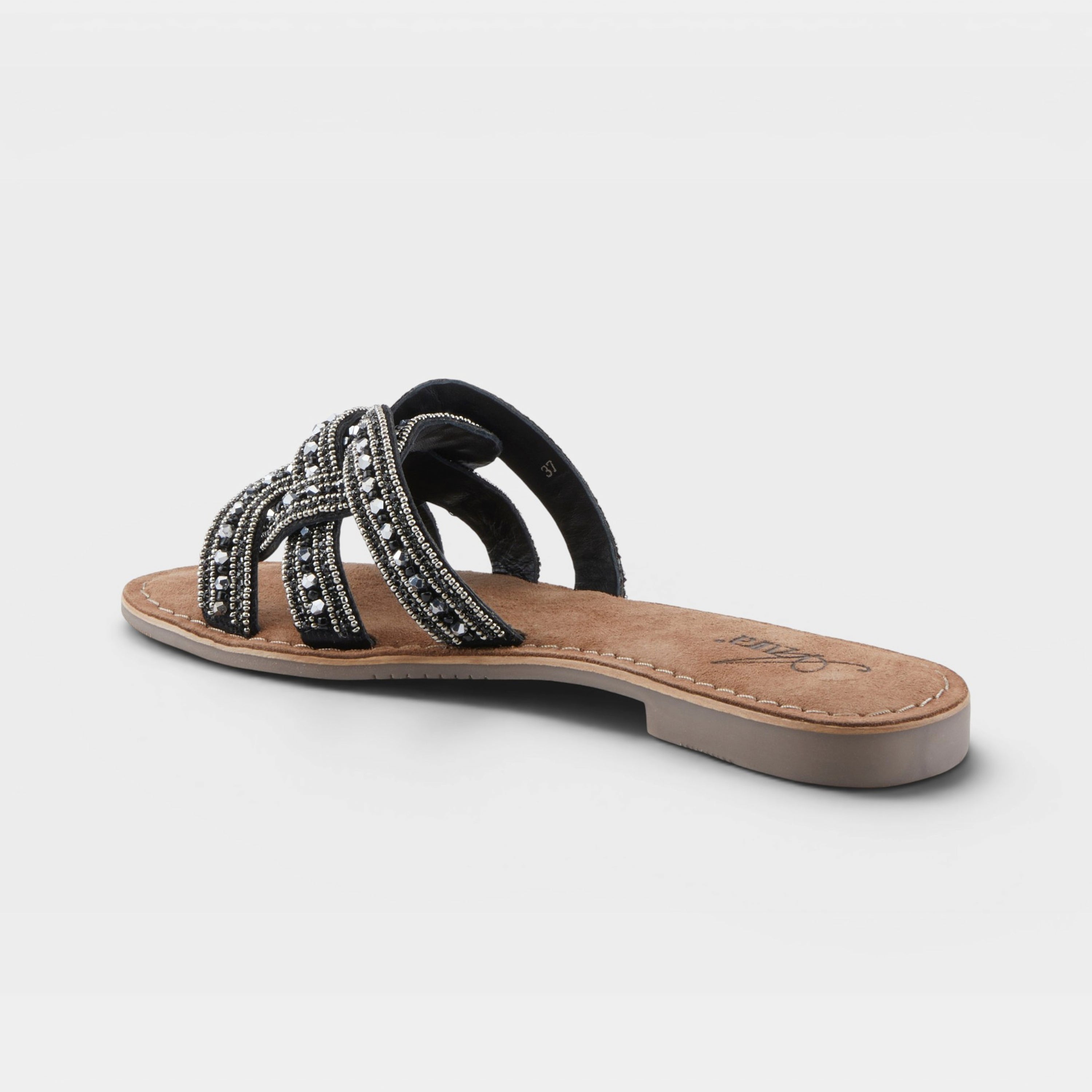Azura Poshco Black Multi Sandal