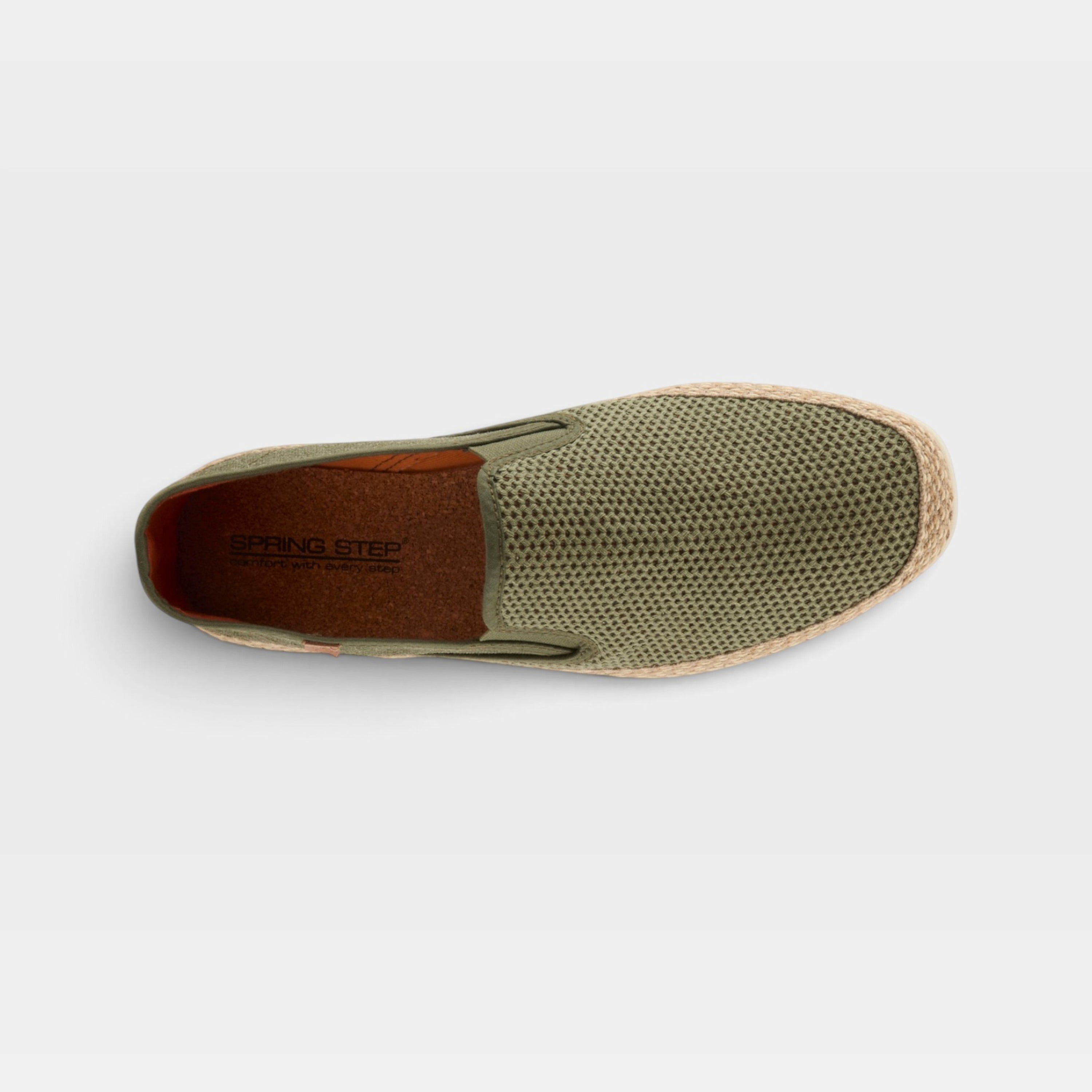 Spring Step Men Putman Sage Green Slip-On Shoe