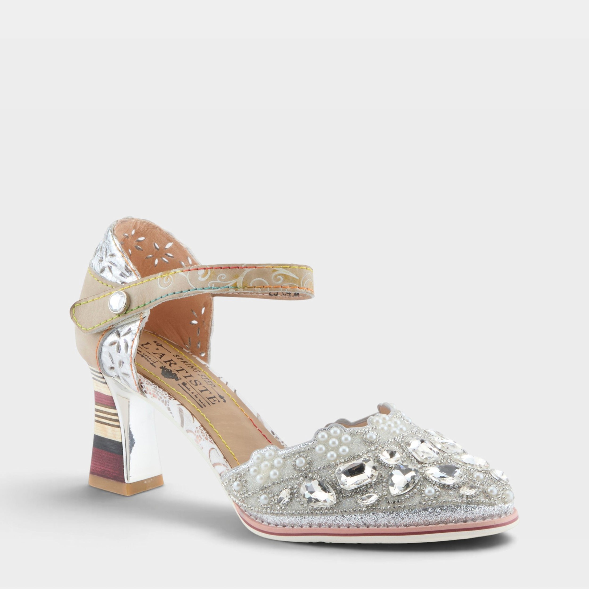 ラブカ　Printemps LLE Premium Queenlatifah Block Heel Shoes from Spring Step Shoes