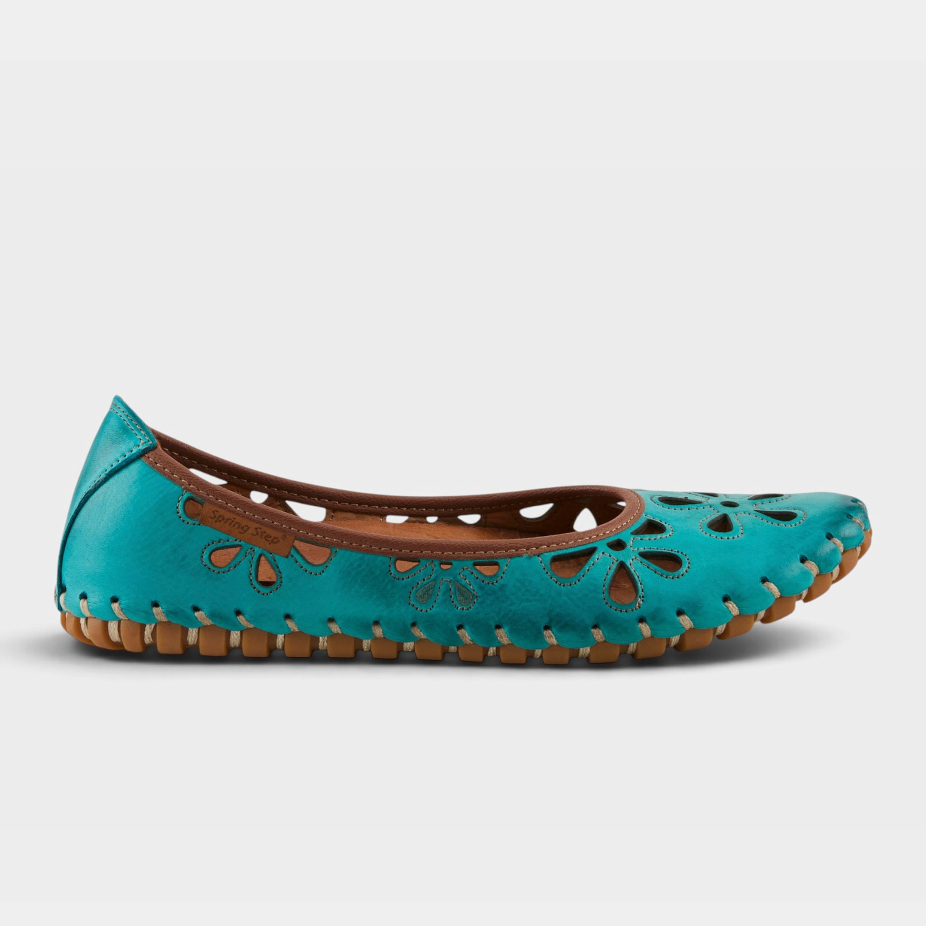 Spring Step Rayely Turquoise Shoe