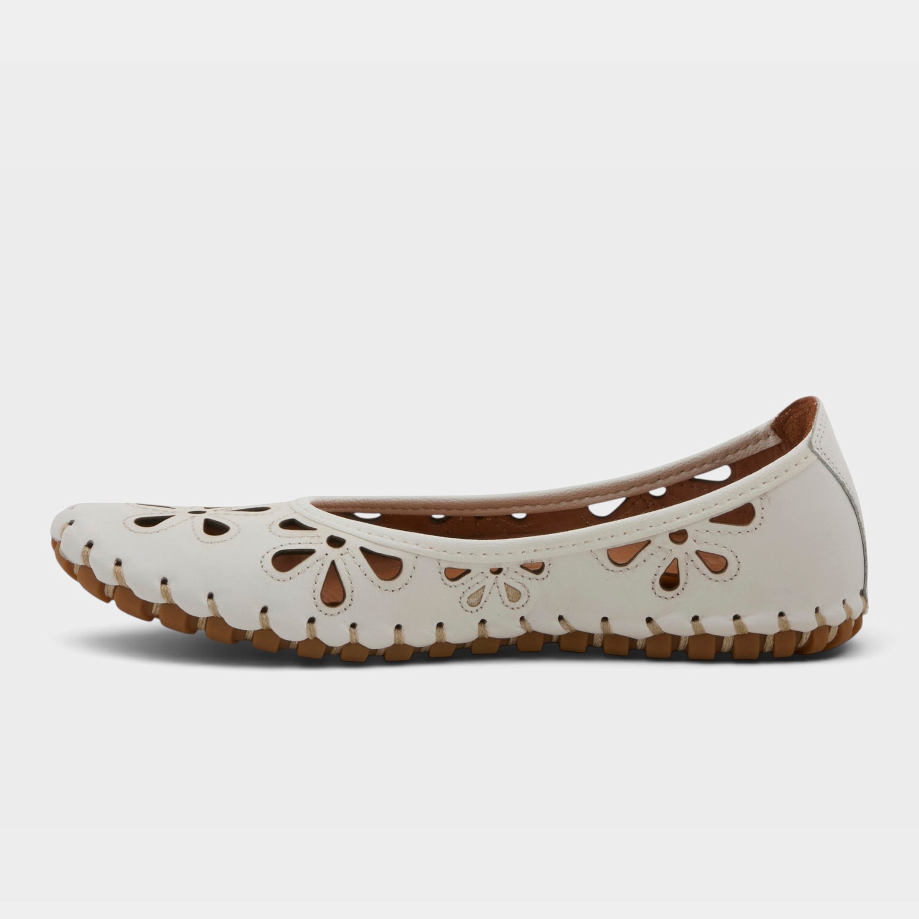 Spring Step Rayely White Shoe