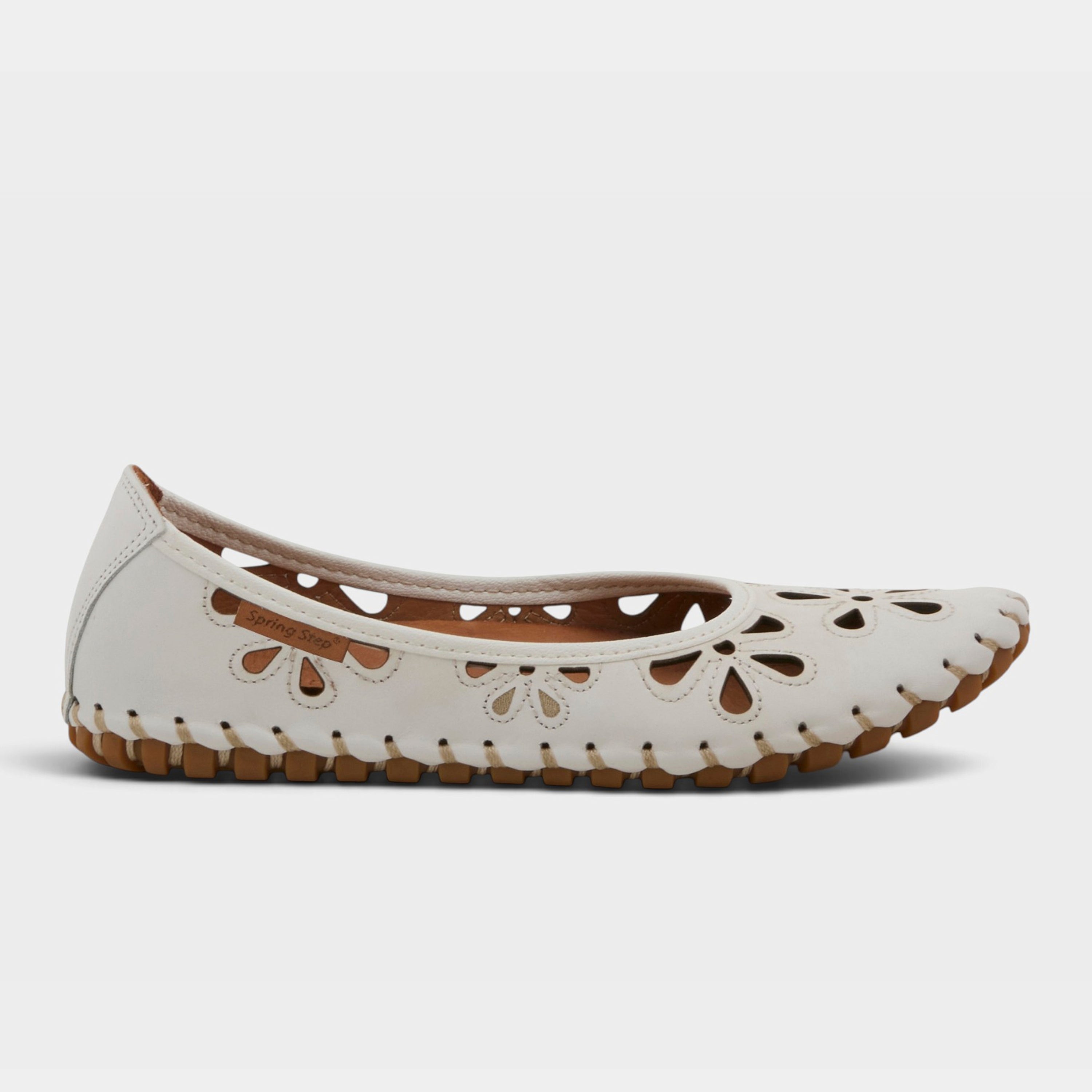 Spring Step Rayely White Shoe