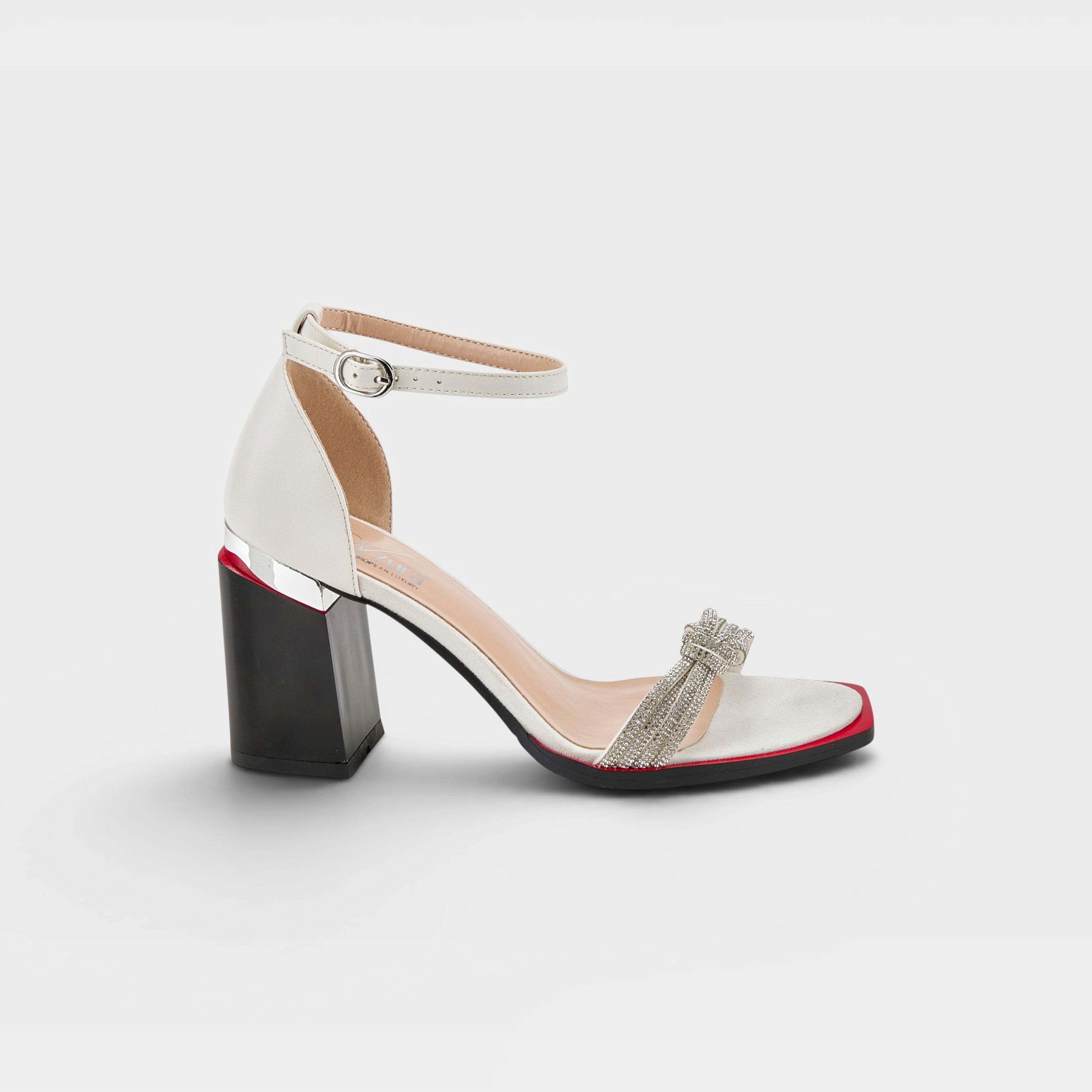 Azura Redhot White Multi Sandal