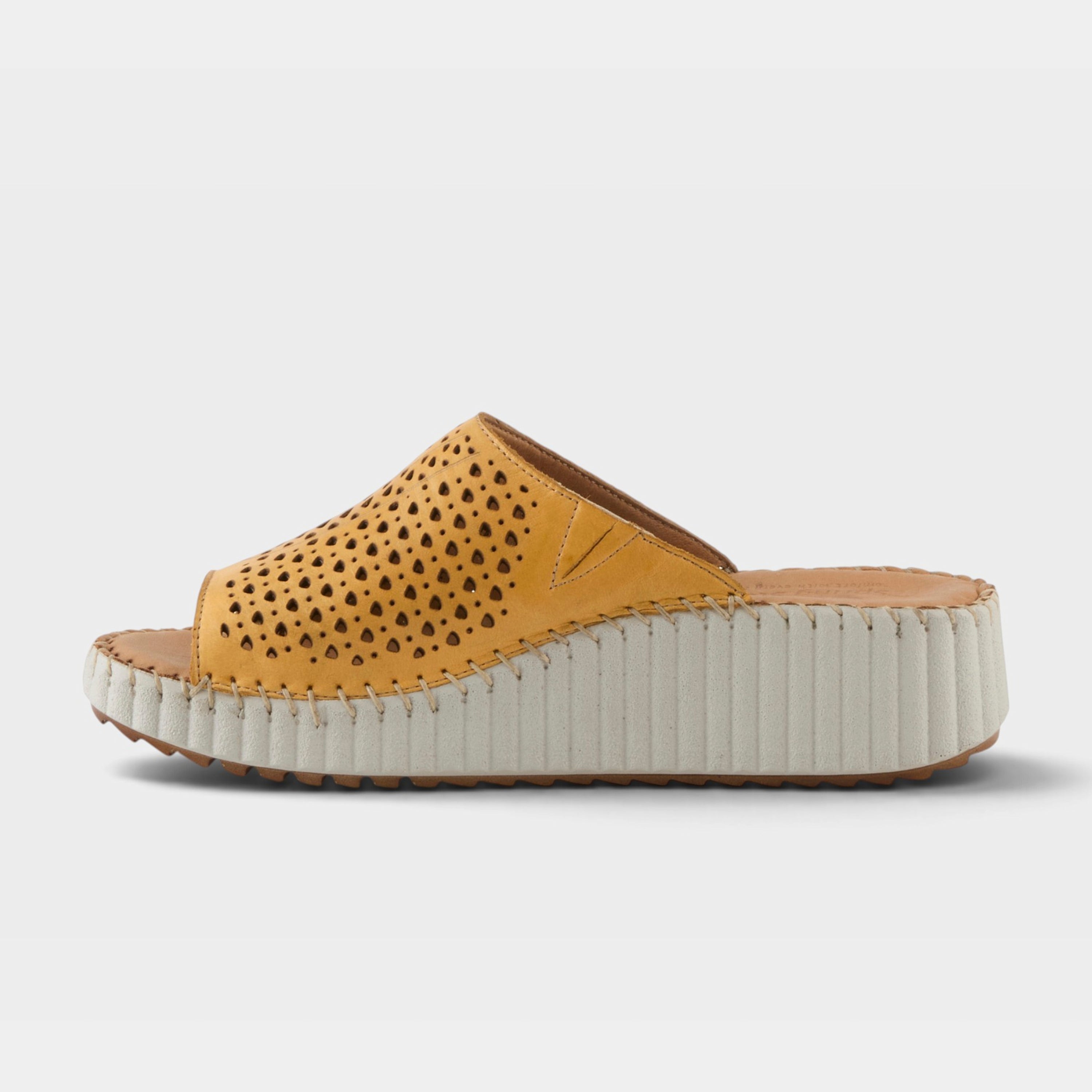 Spring Step Rhydian Yellow Casual Sandal