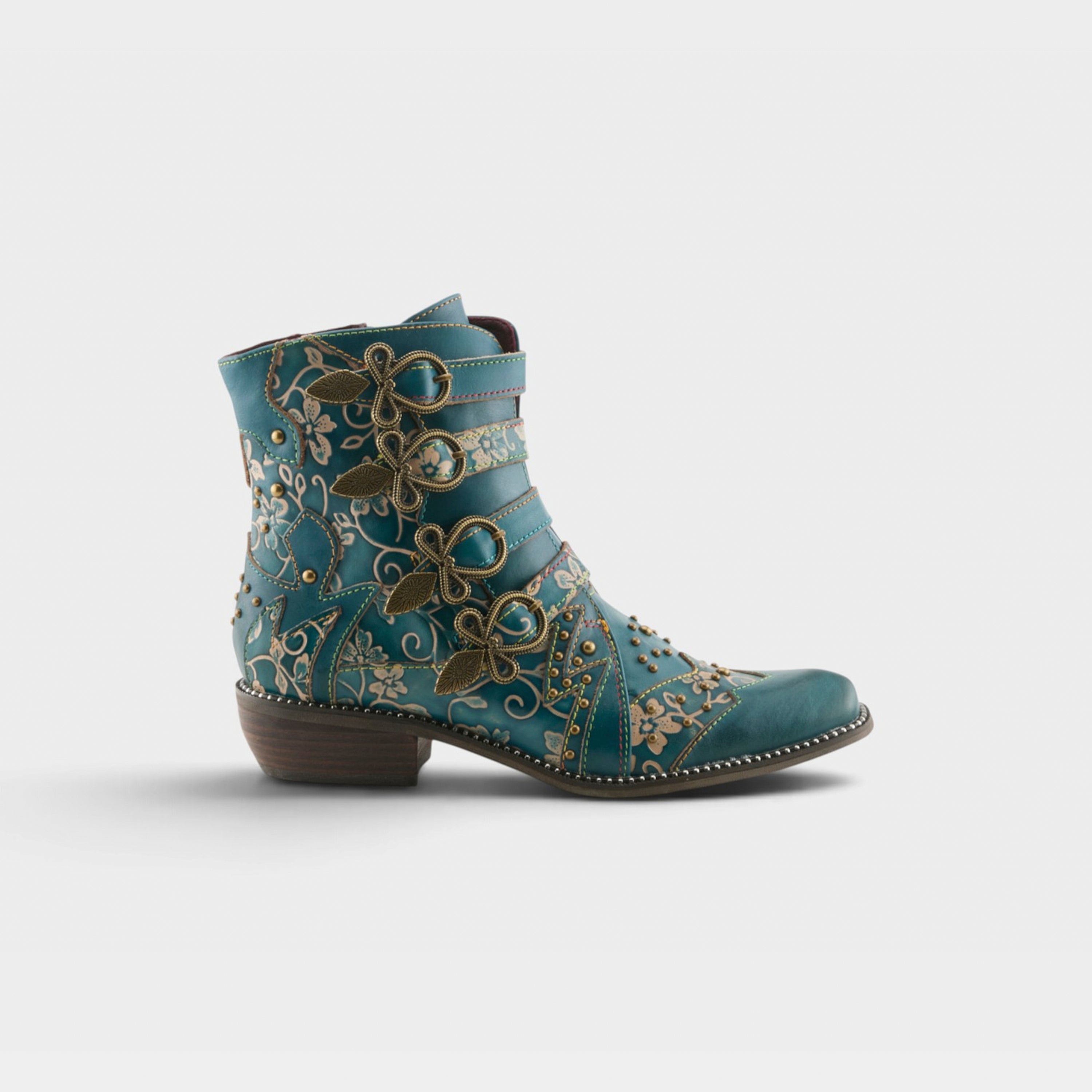 L'Artiste Rodeha boots in Teal, hero view