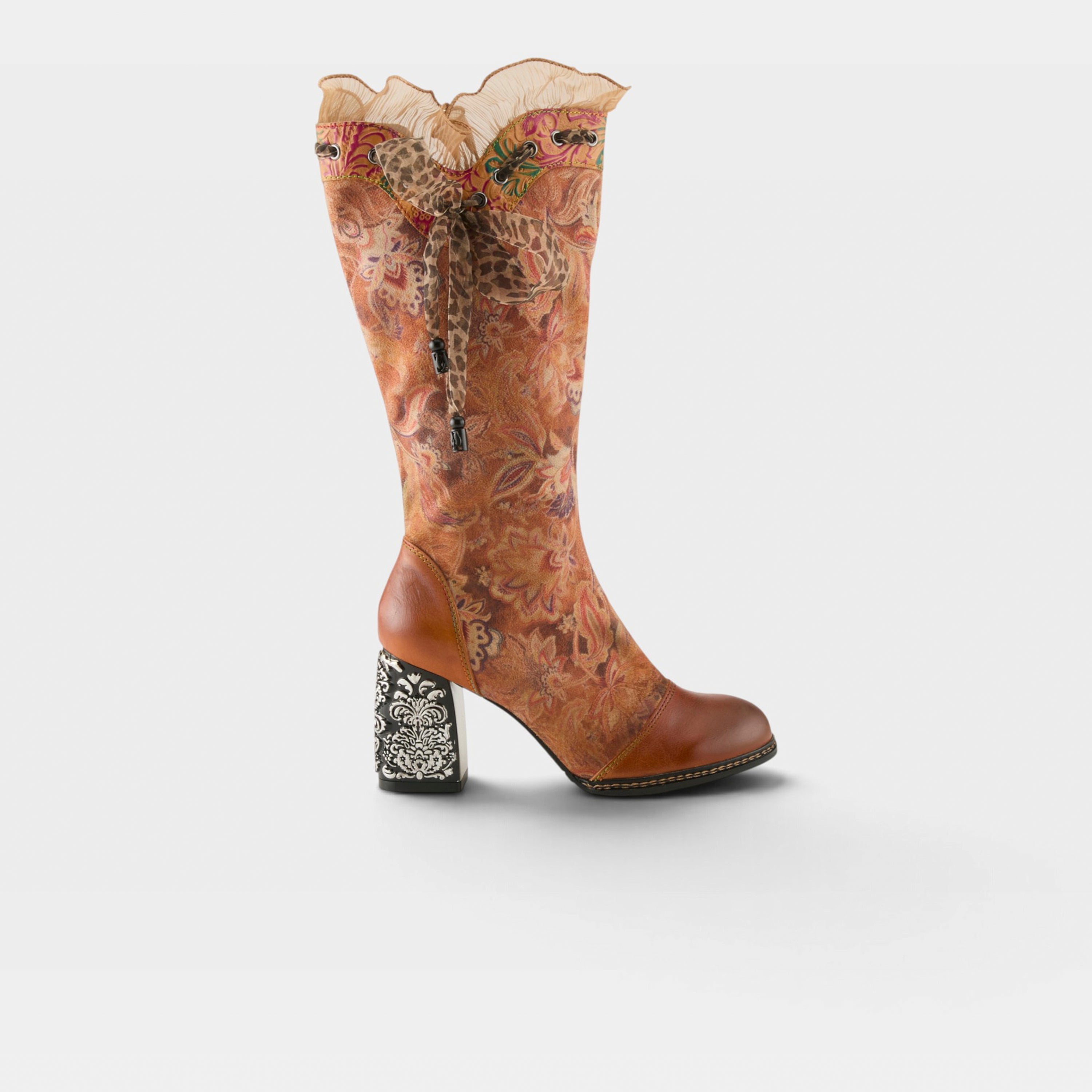 L'Artiste Rorria boots in Camel Multi, hero view