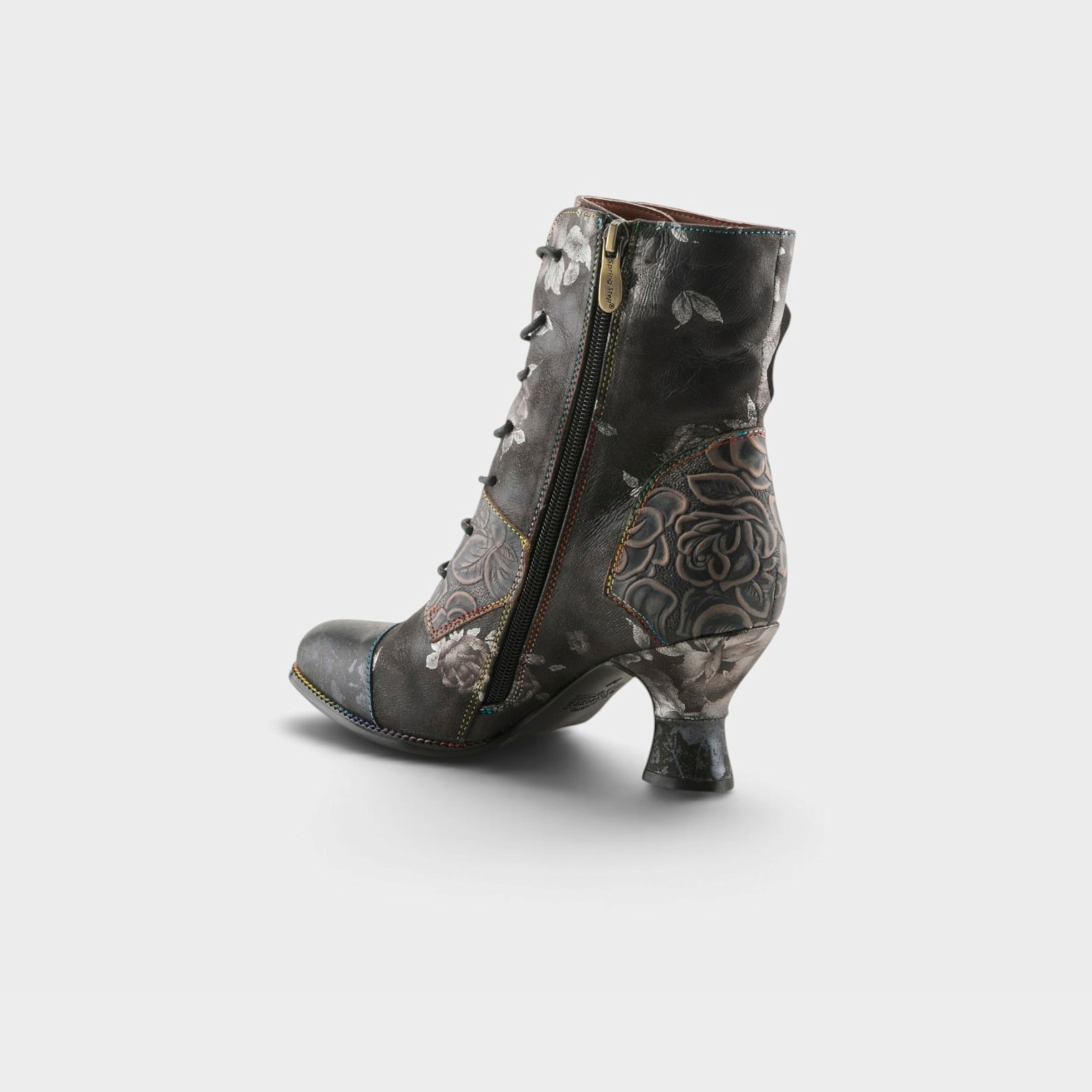 L'Artiste Roselia-Stunin boots in Black Multi, alternate angle view